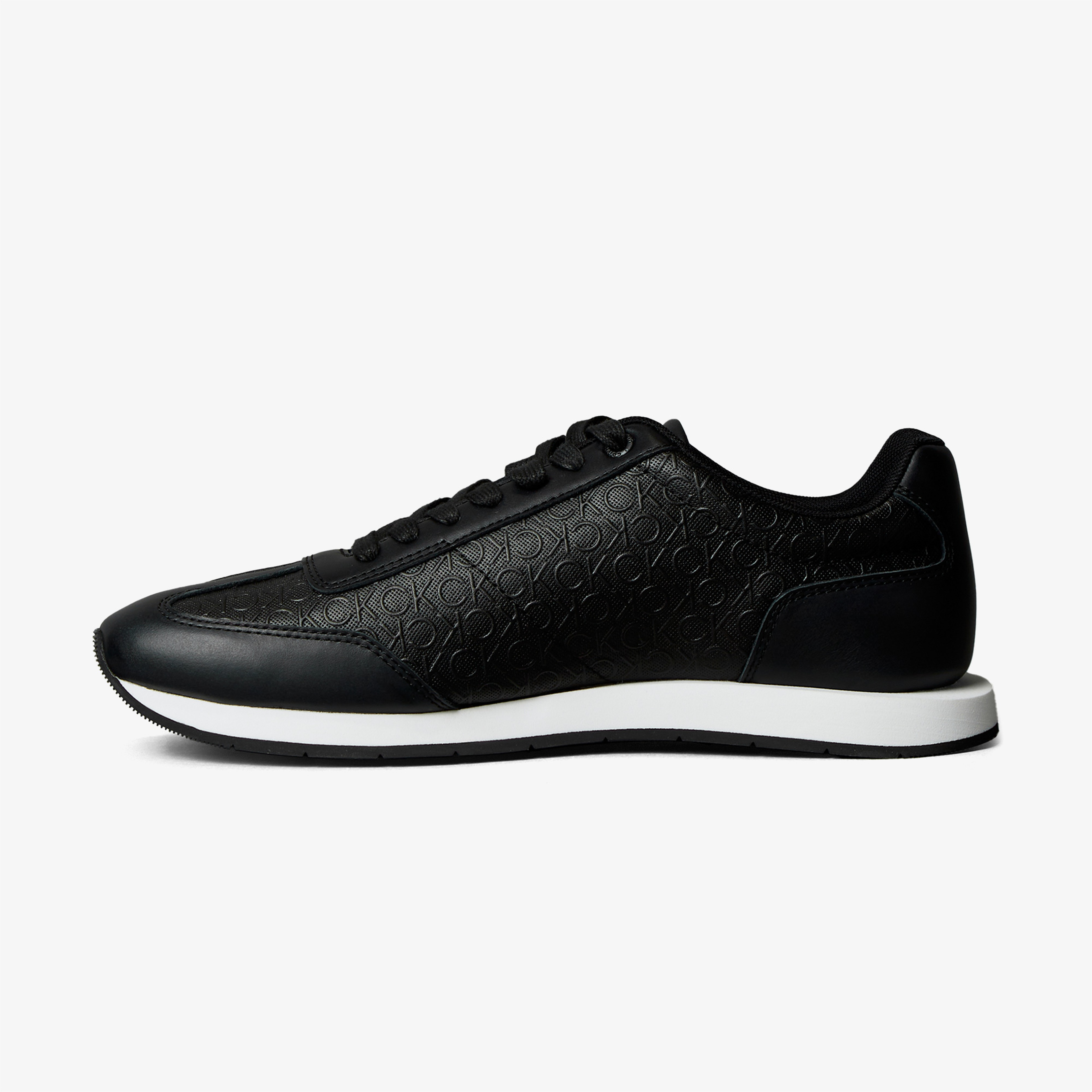 Calvin Klein Runn Lace up Mono Erkek Beyaz Sneaker