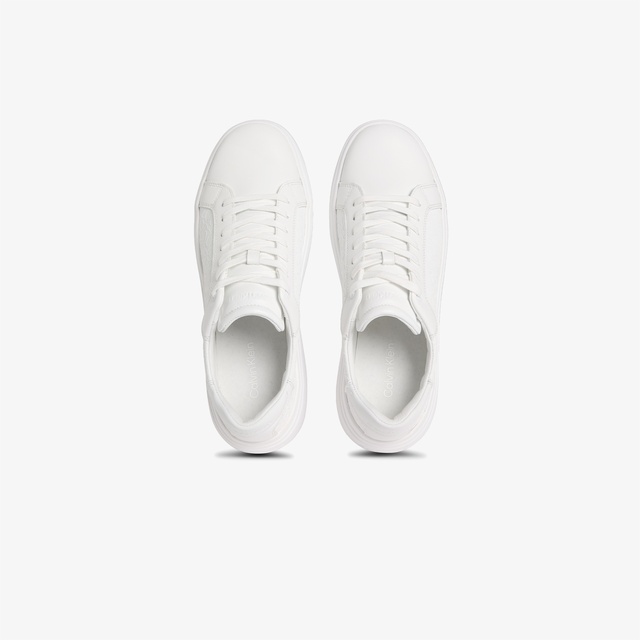 Calvin Klein Calvin Klein Chunky Low Top Lace Up Mono Erkek Beyaz Sneaker | Occasion Beyaz - 6. görsel
