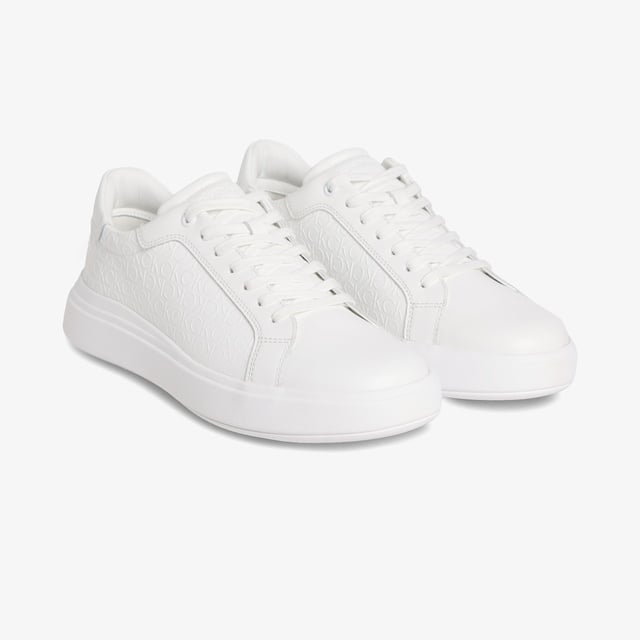Calvin Klein Calvin Klein Chunky Low Top Lace Up Mono Erkek Beyaz Sneaker | Occasion Beyaz - 3. görsel