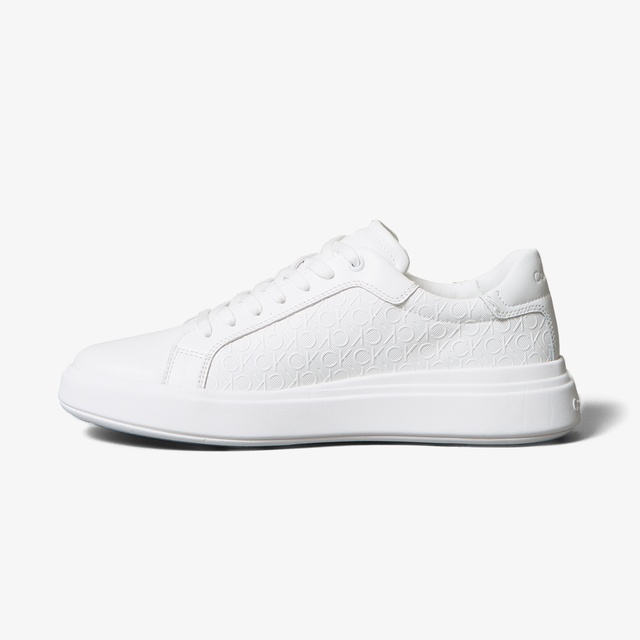 Calvin Klein Calvin Klein Chunky Low Top Lace Up Mono Erkek Beyaz Sneaker | Occasion Beyaz - 5. görsel
