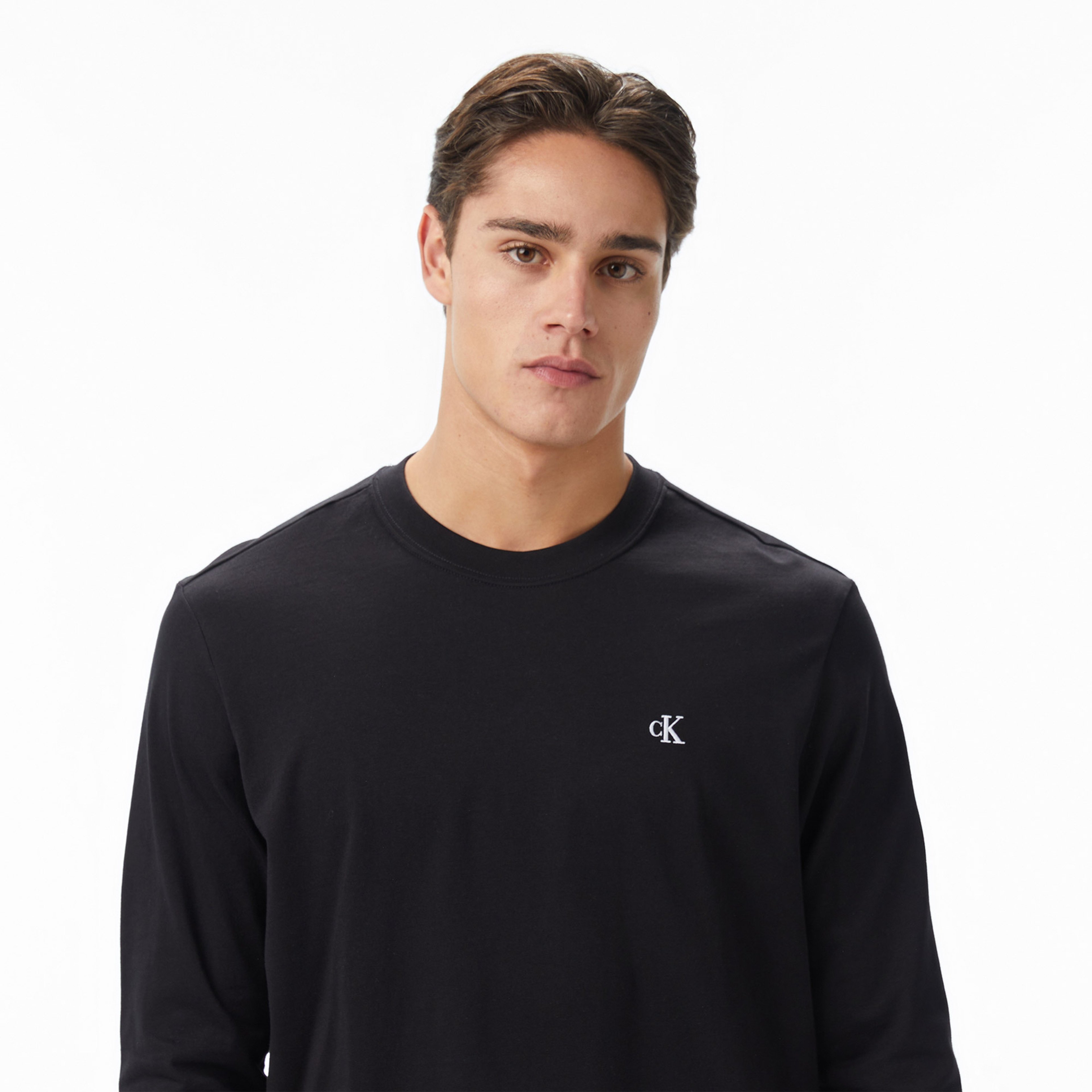 Calvin Klein Easy Monogram Erkek Siyah T-Shirt