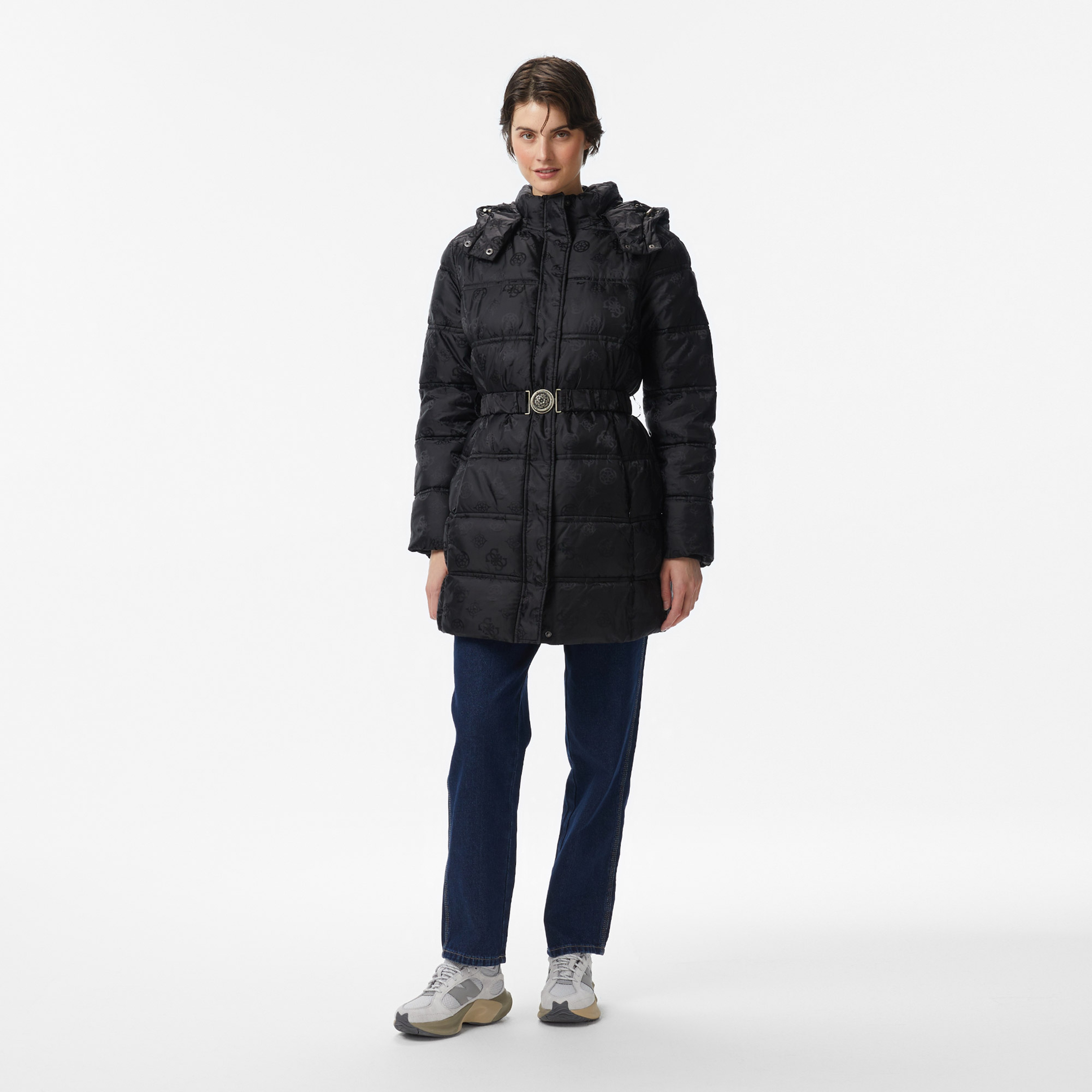 Guess Imma Kadın Siyah Mont