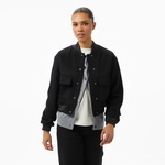 Guess Lorenza Yün Karışımlı Bomber Kadın Siyah Ceket