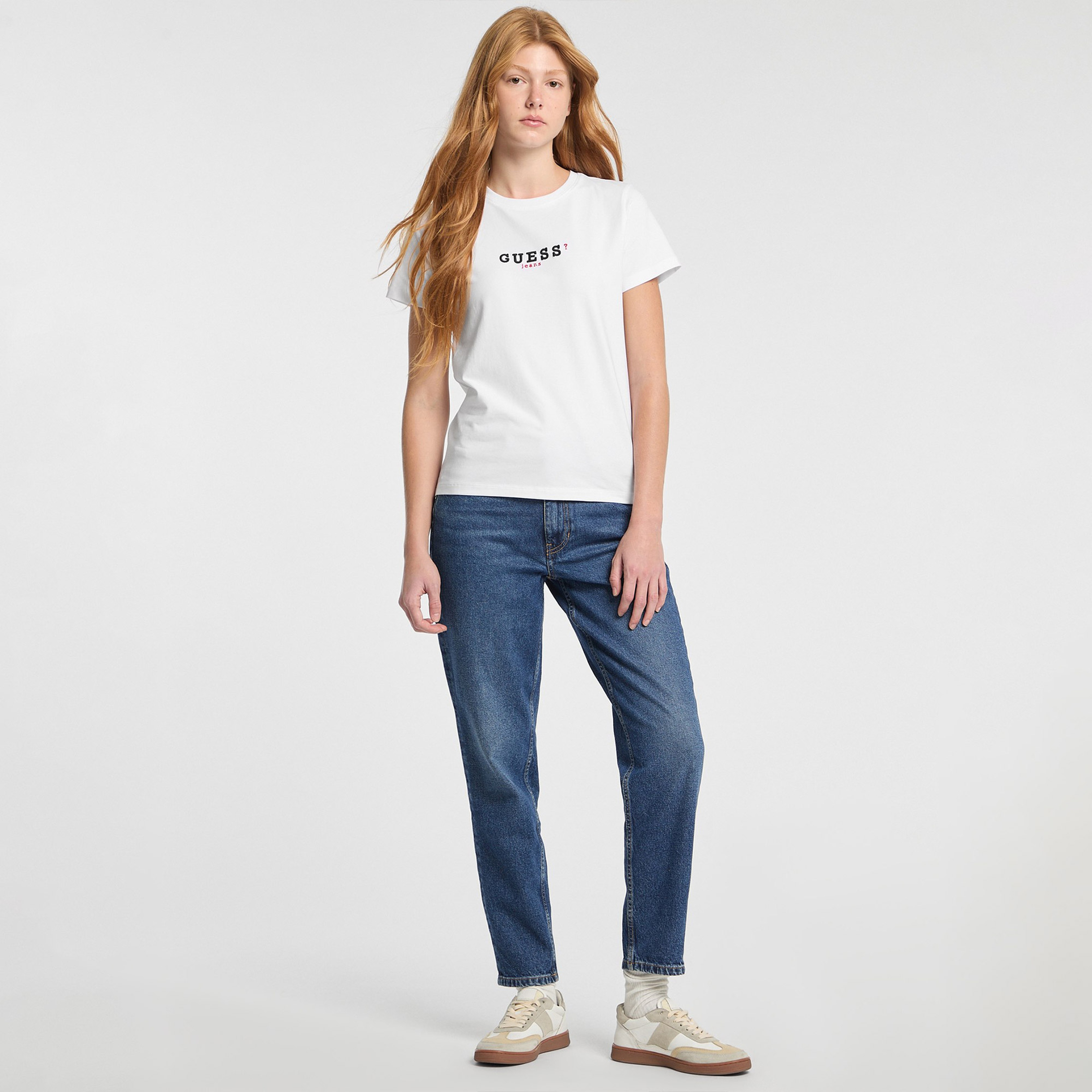 Guess Kadın Beyaz T-Shirt