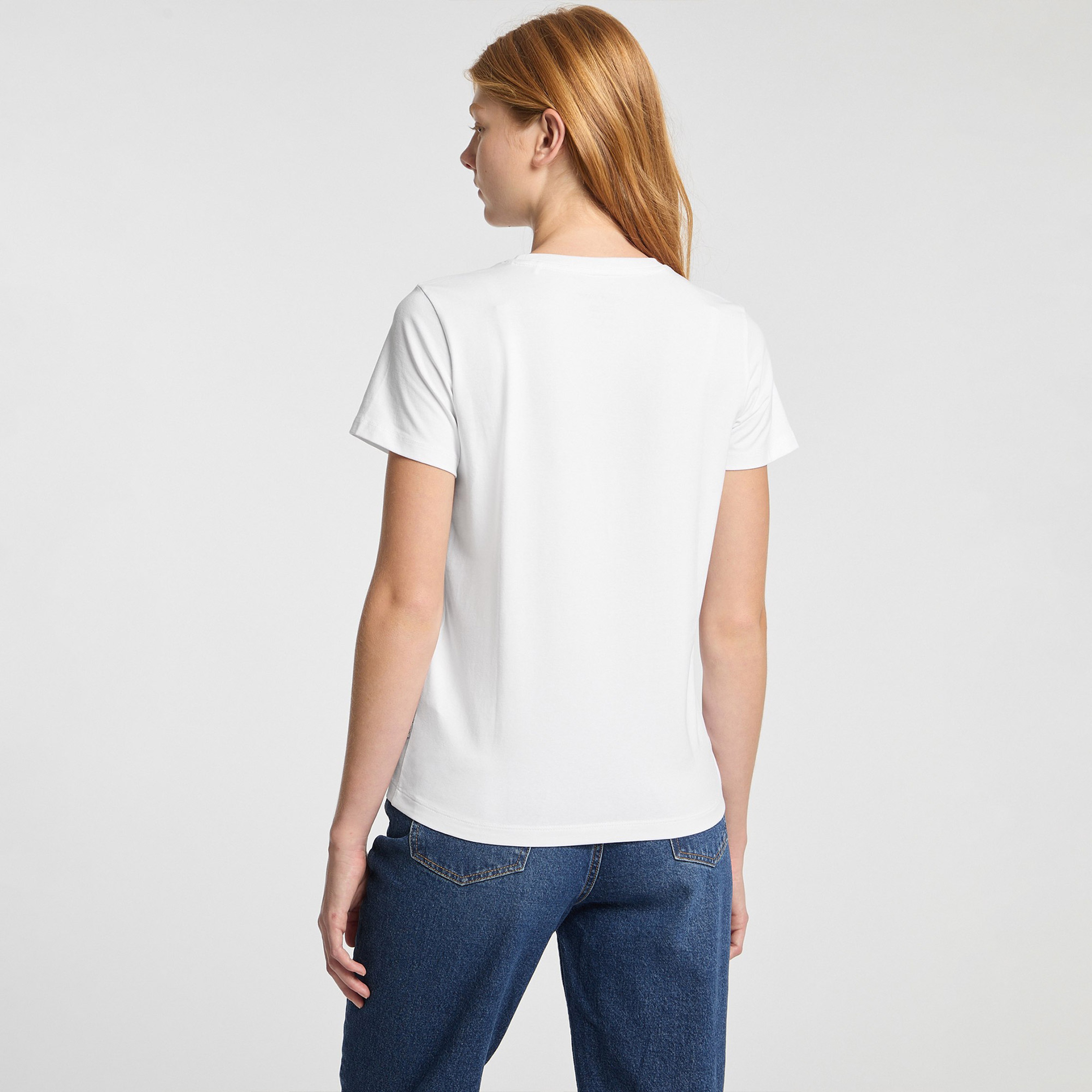 Guess Kadın Beyaz T-Shirt