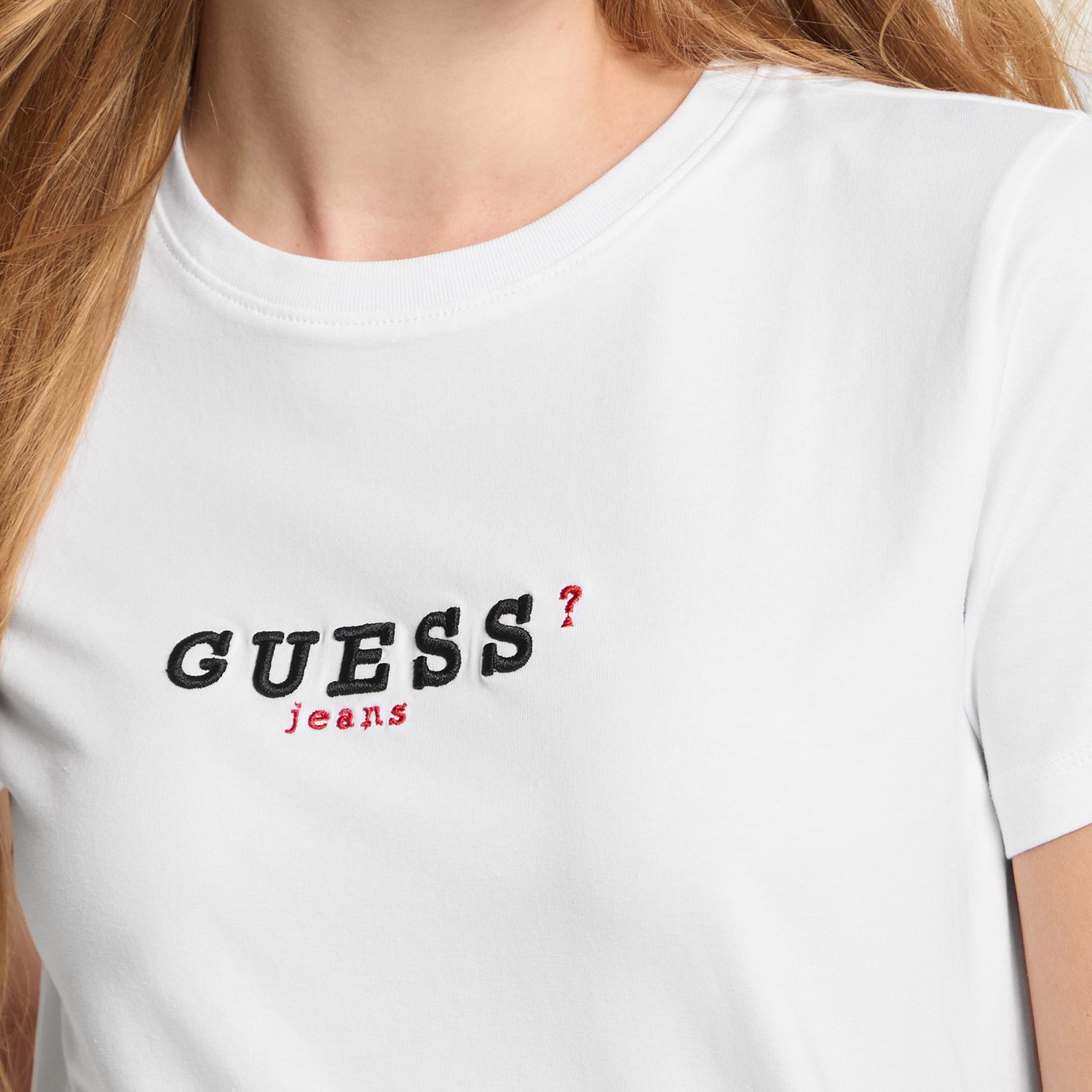 Guess Kadın Beyaz T-Shirt