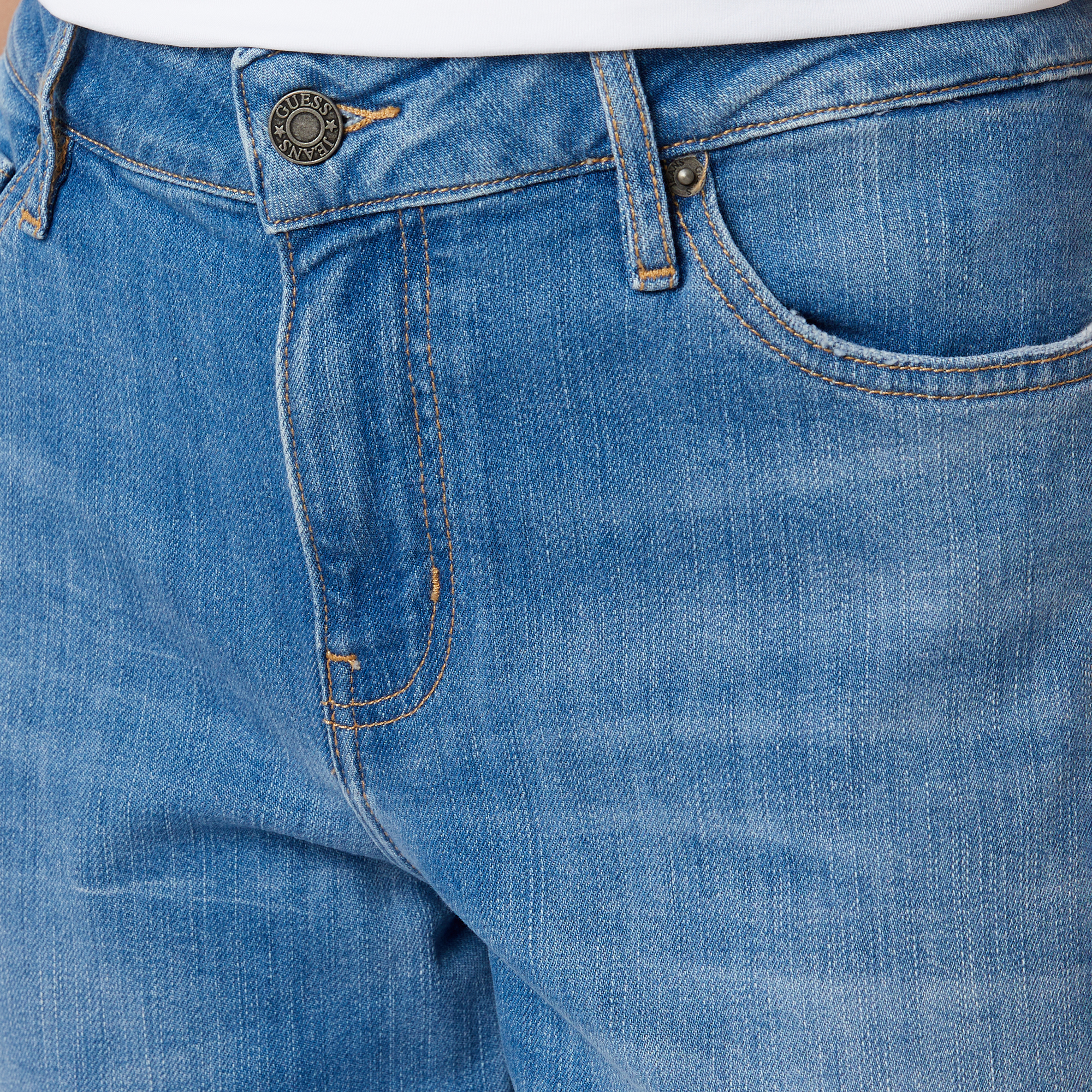 Guess Relaxed Fit Kadın Mavi Jean