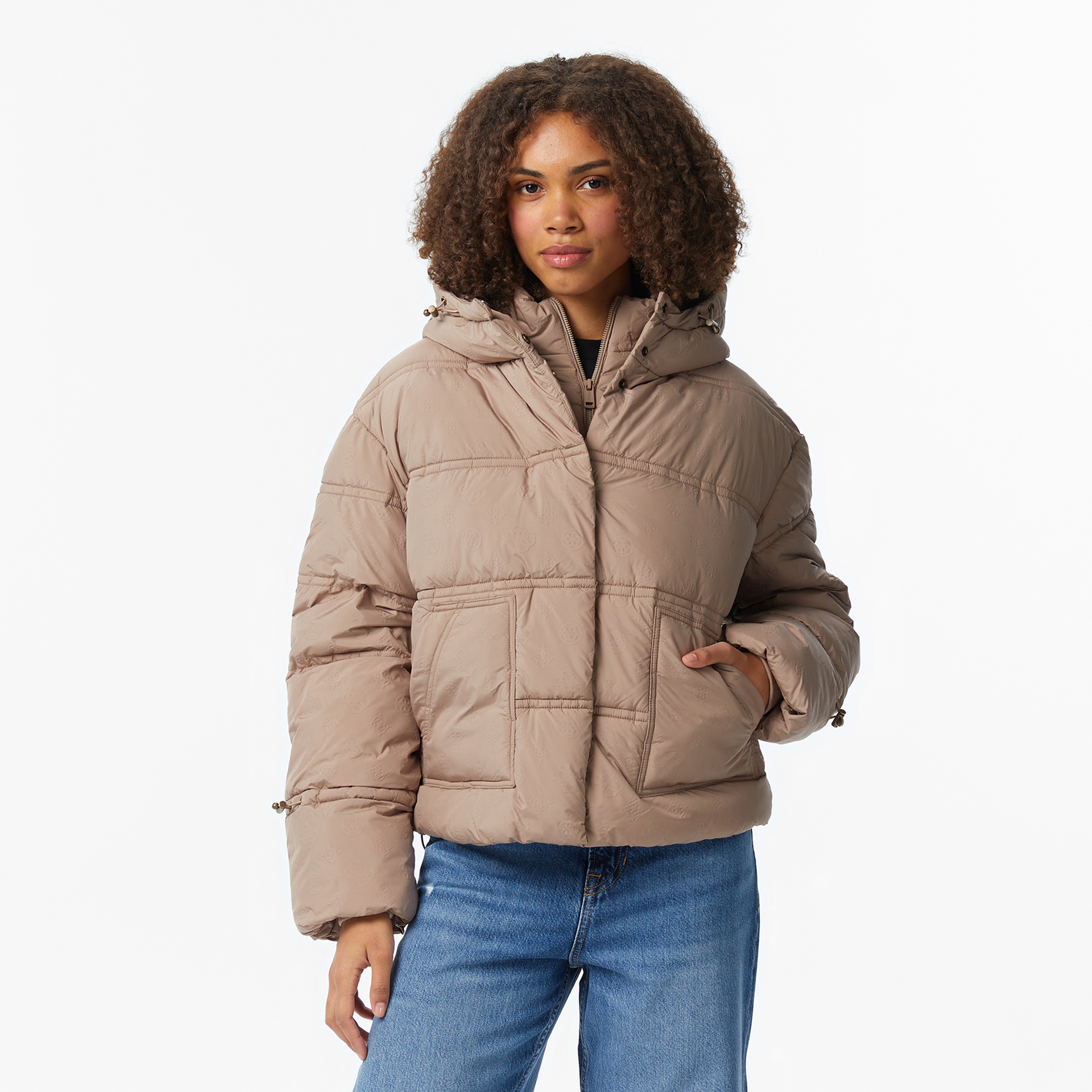 Guess New Daisy Kadın Kahverengi Mont