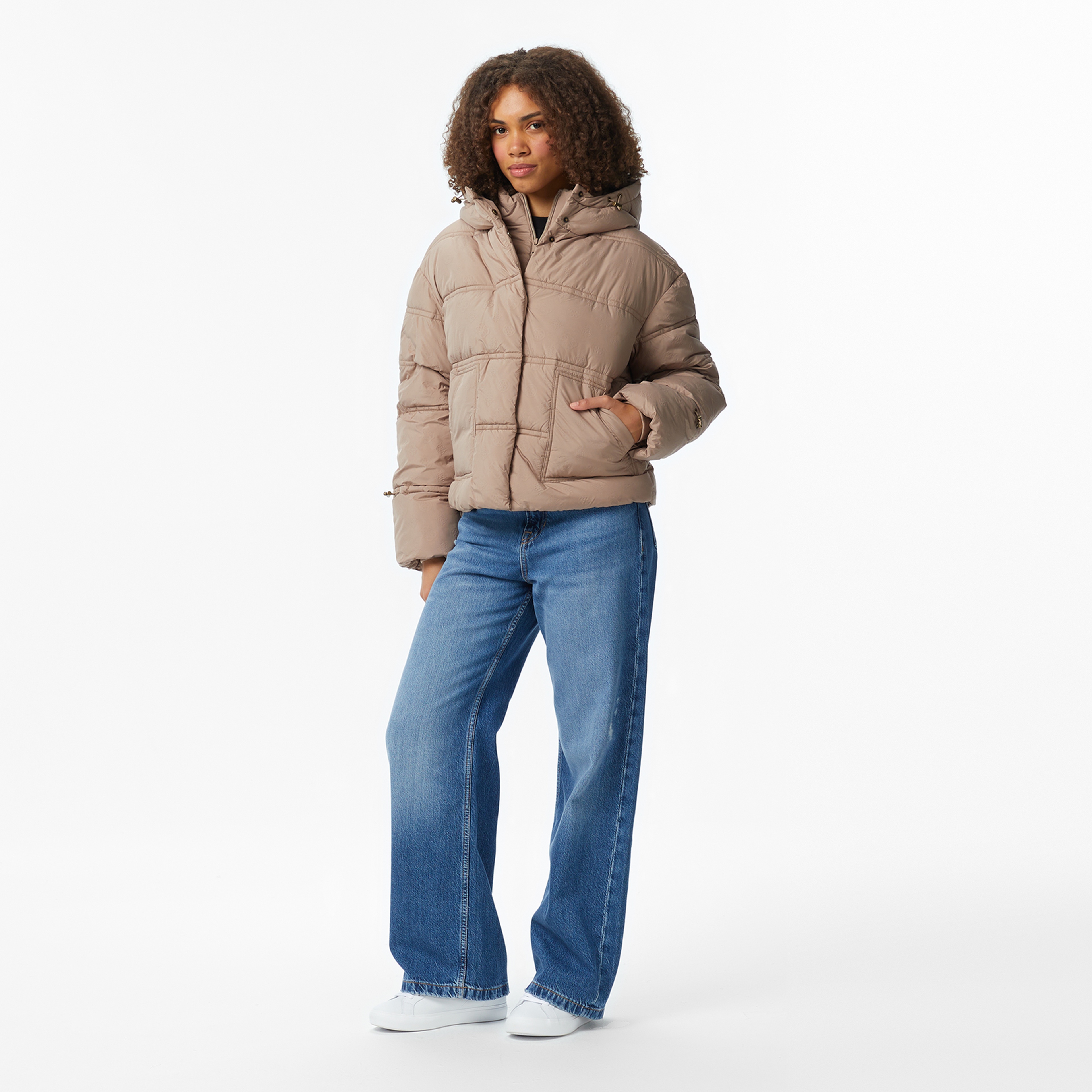 Guess New Daisy Kadın Kahverengi Mont
