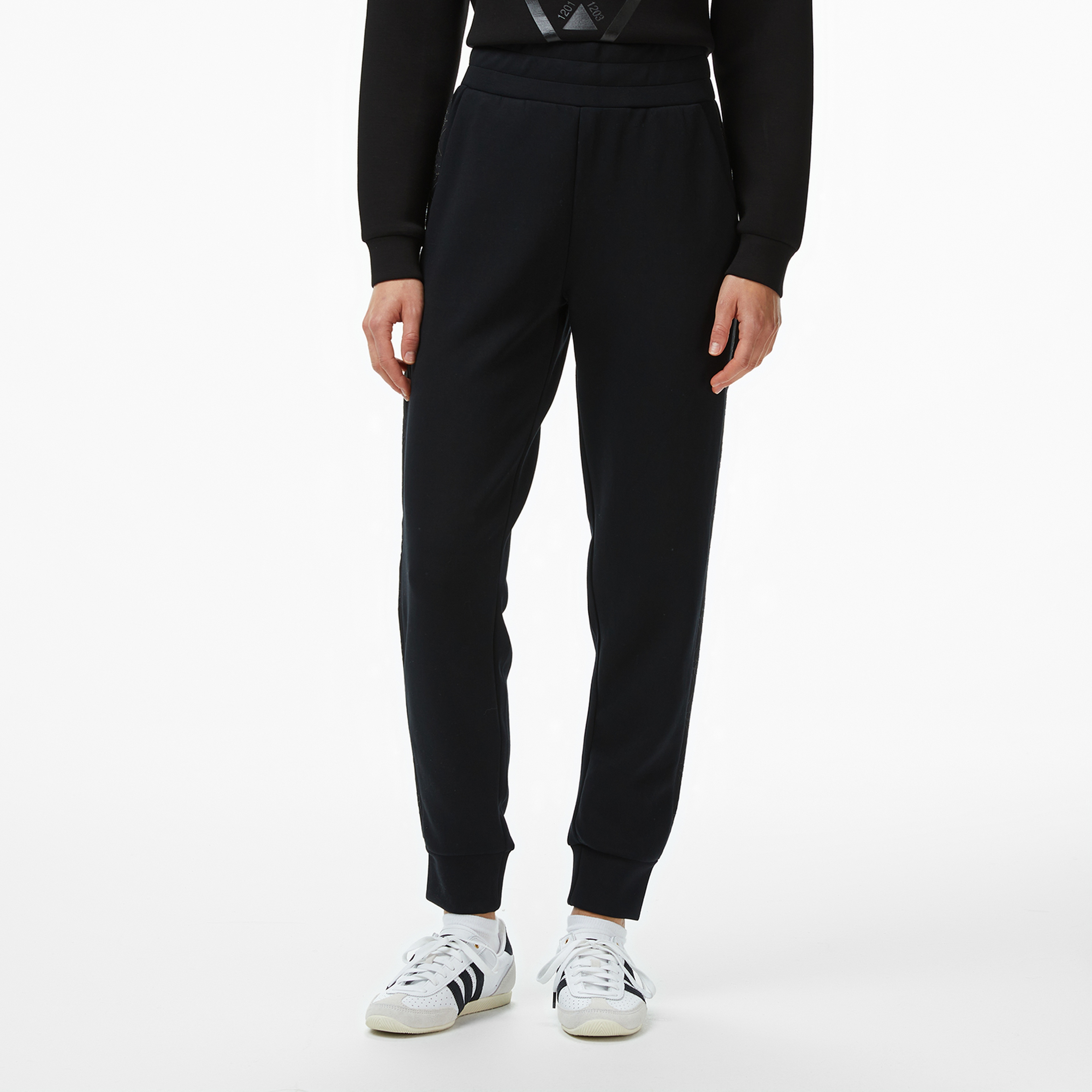 Guess New Victoire Scuba Kadın Siyah Pantolon