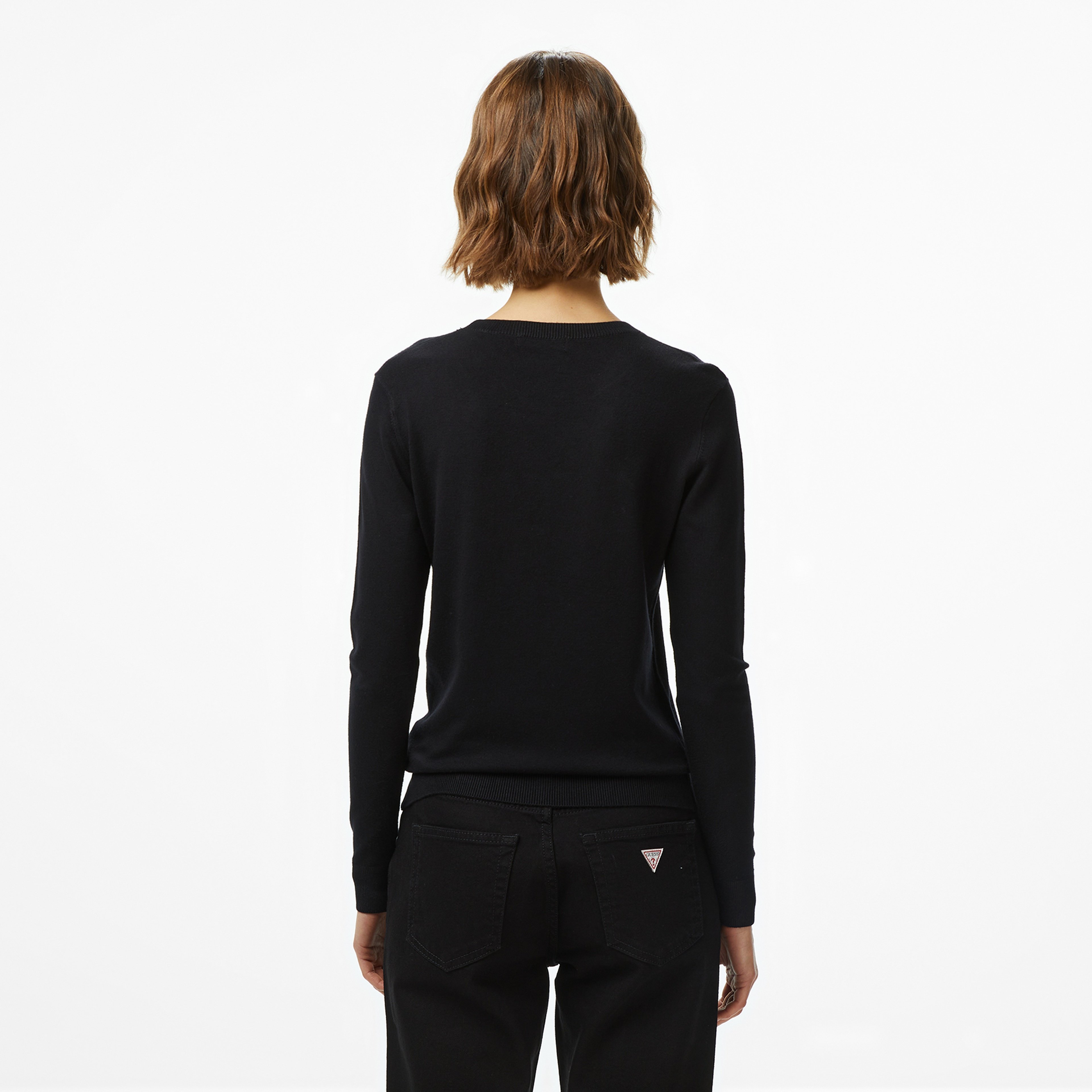 Guess Reyna Kadın Siyah Triko