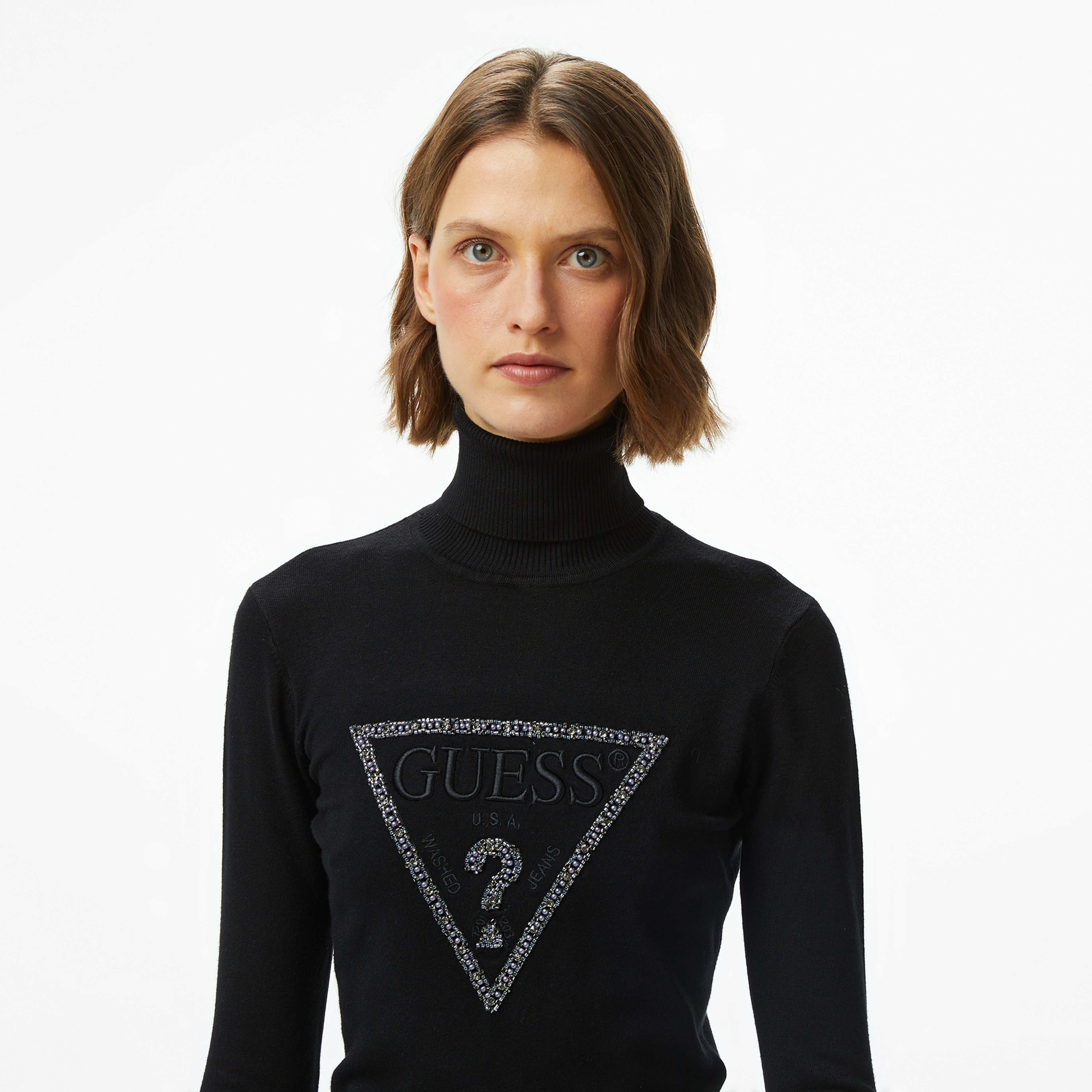 Guess Melanie Kadın Siyah Triko
