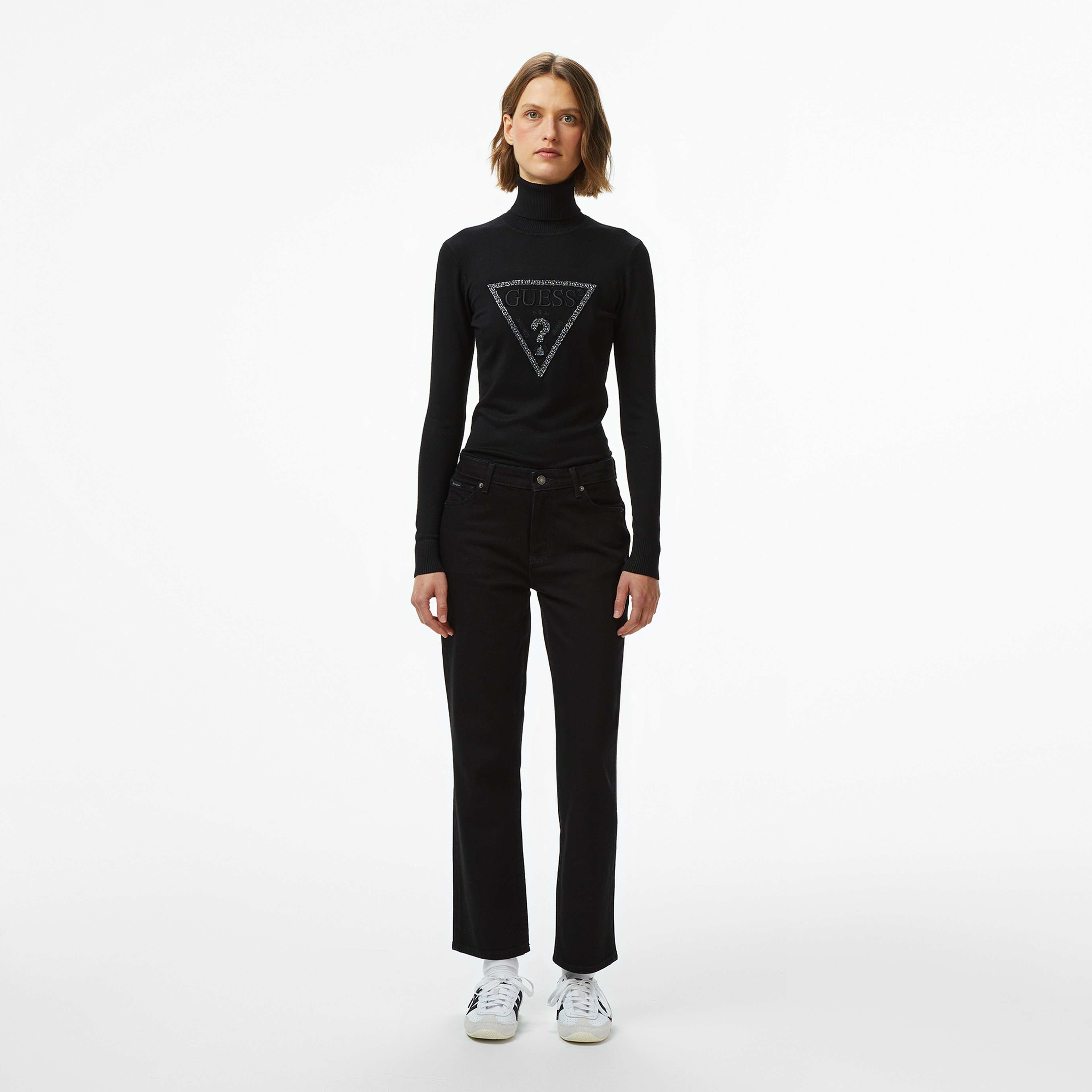 Guess Melanie Kadın Siyah Triko