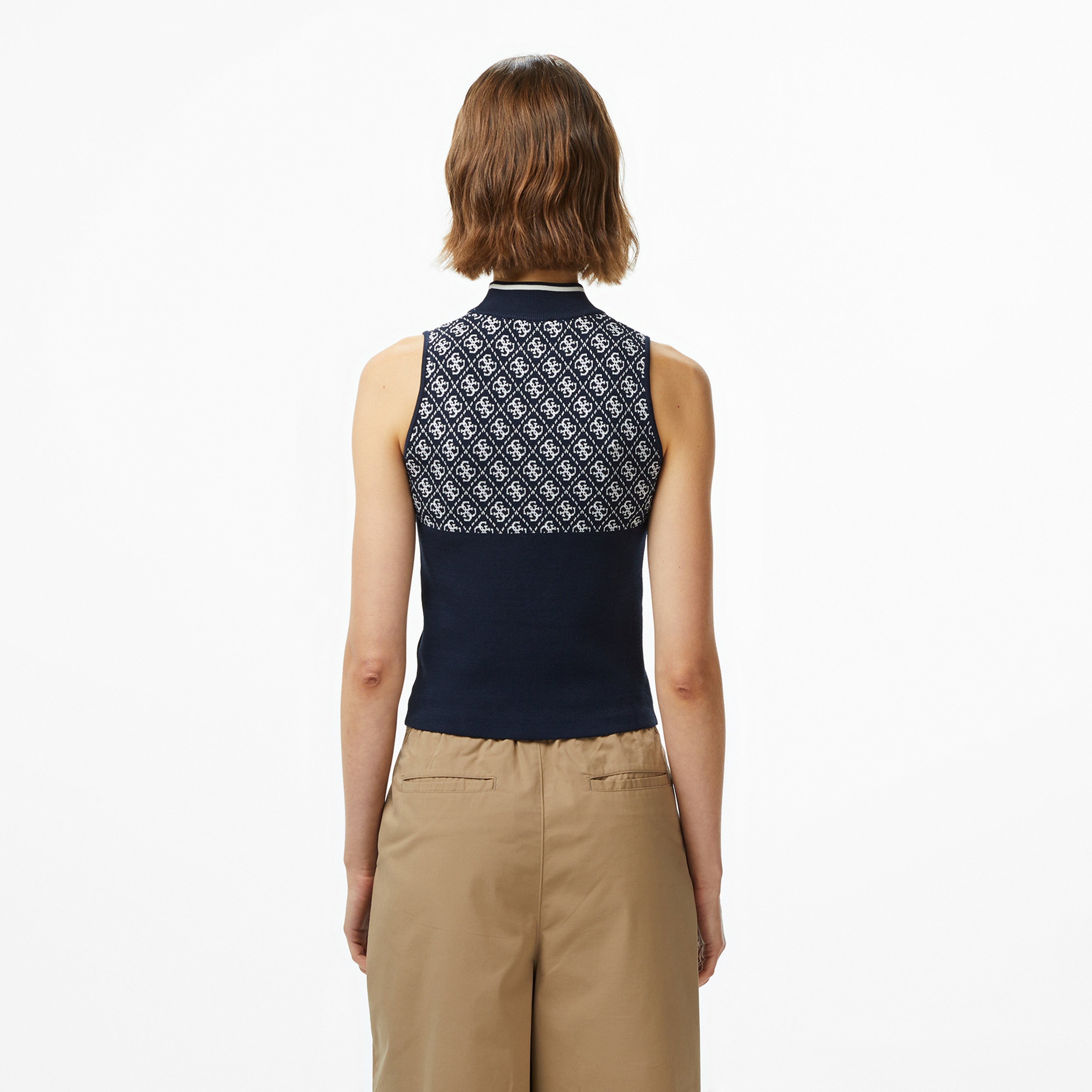 Guess Lise Kadın Mavi Triko