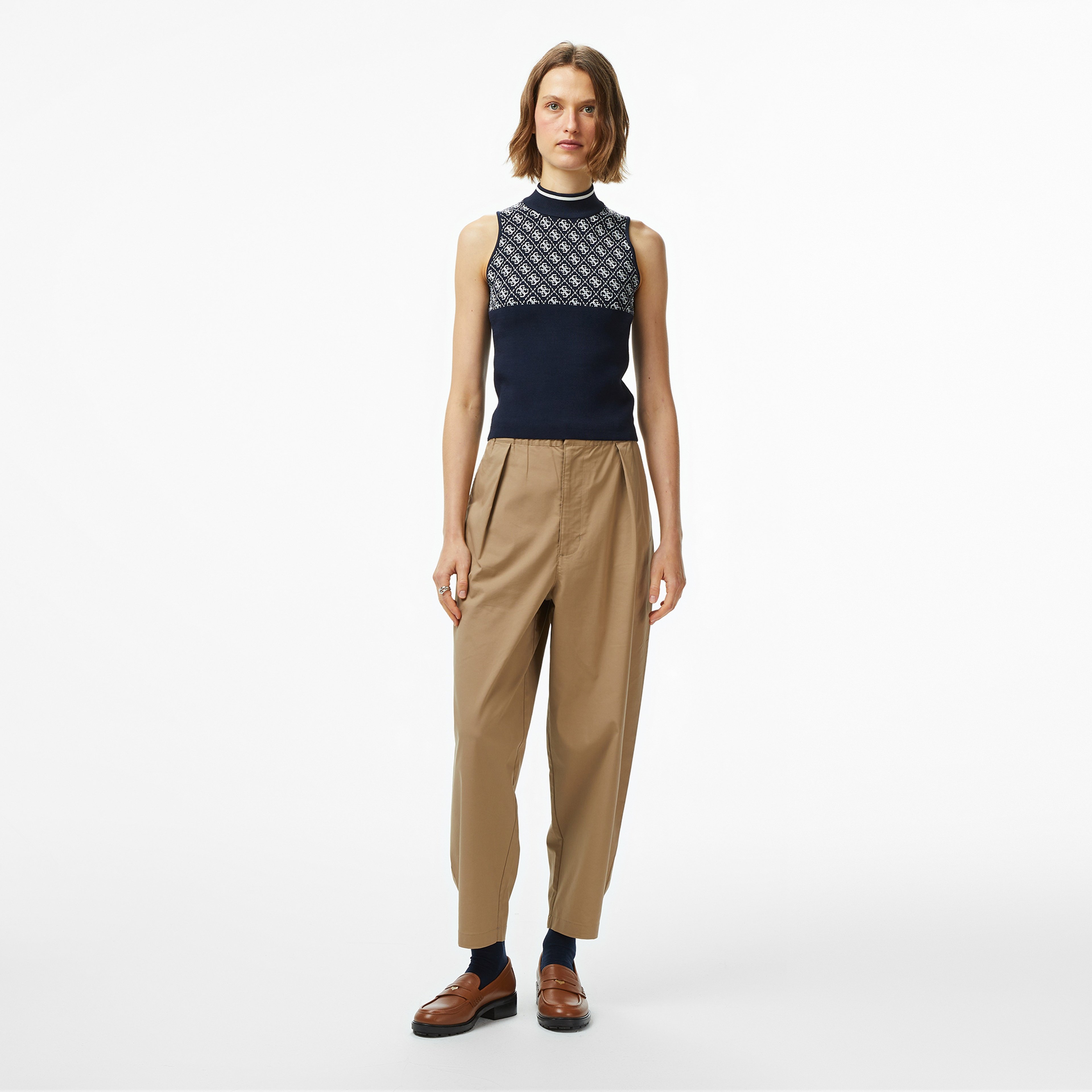 Guess Lise Kadın Mavi Triko