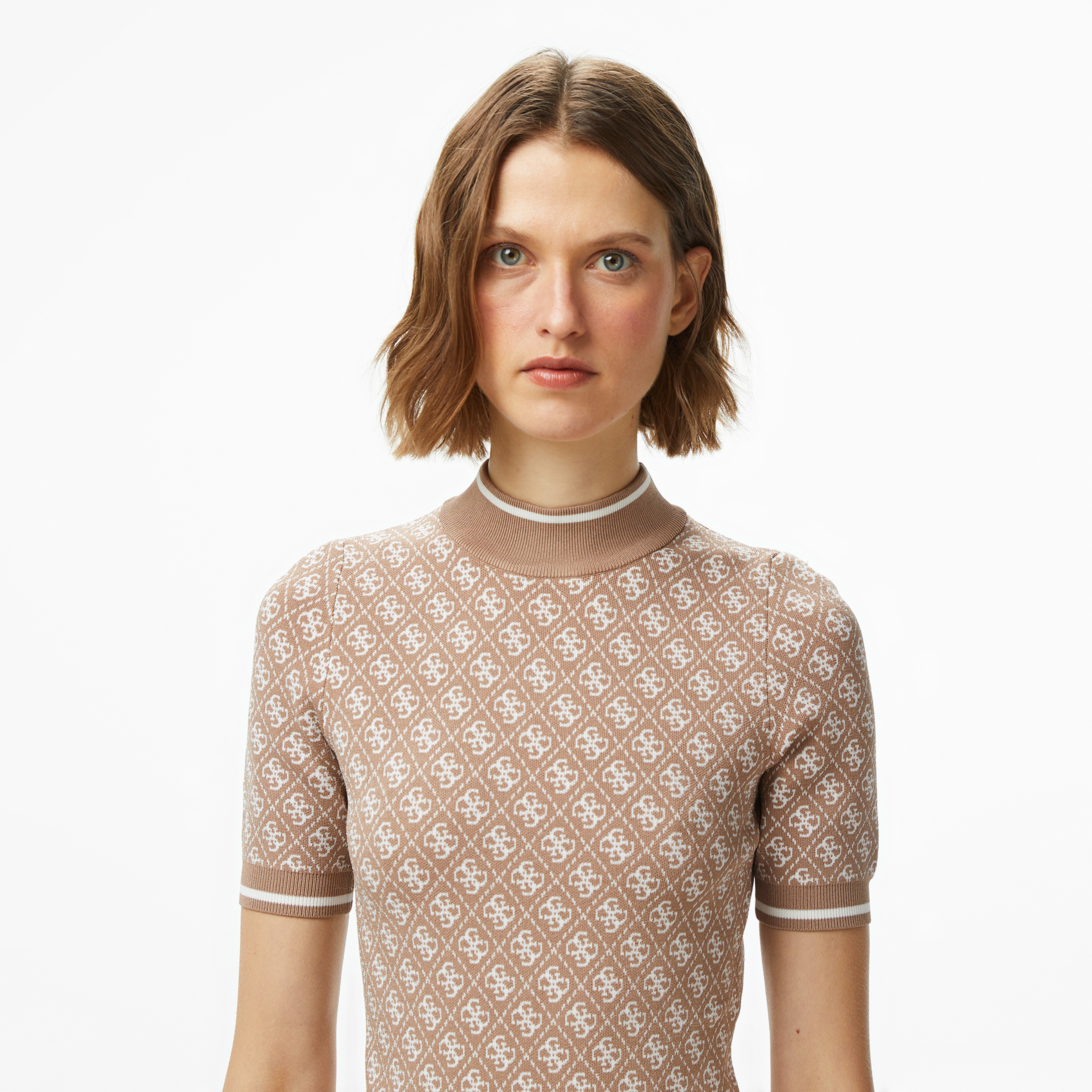 Guess Lise Kadın Kahverengi Elbise