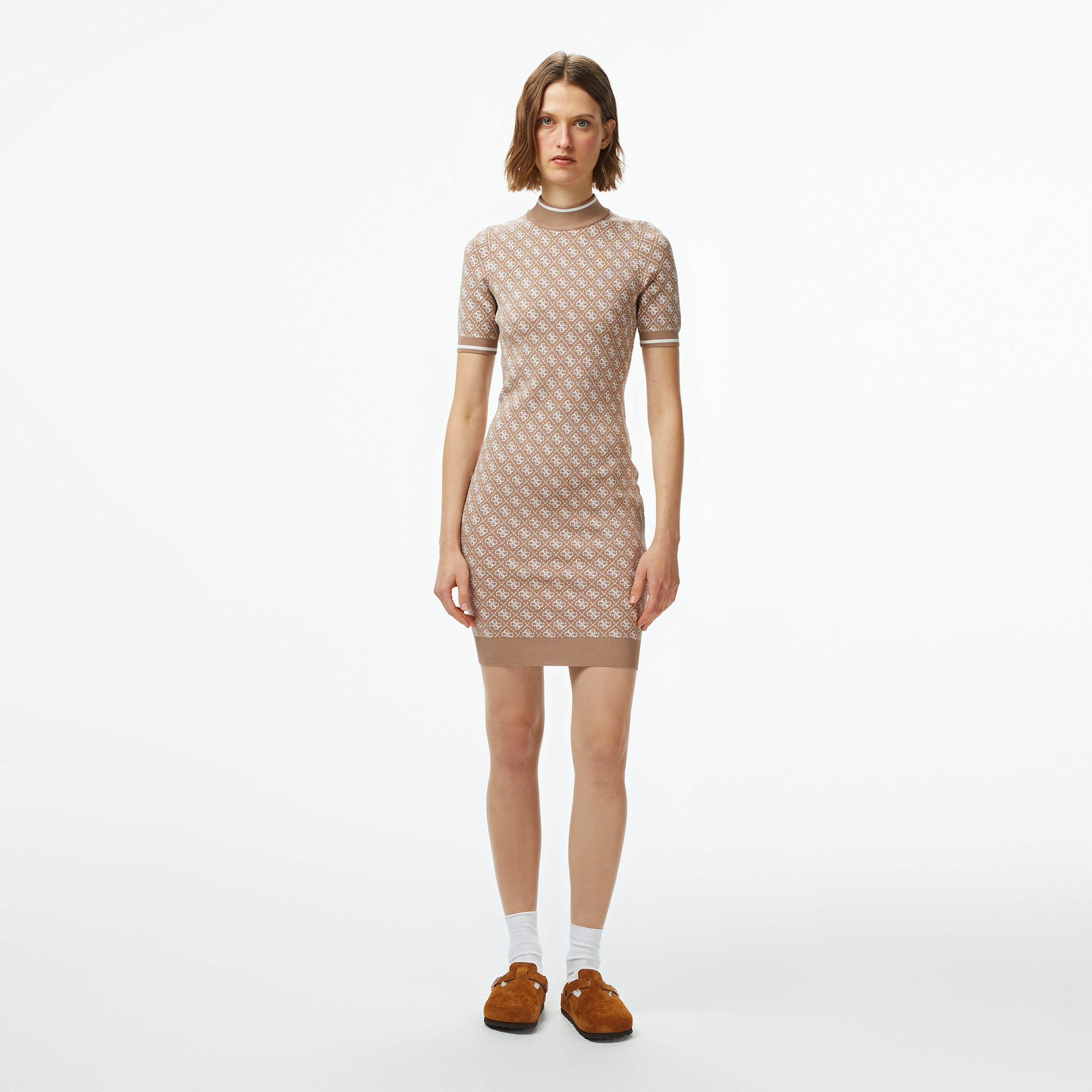 Guess Lise Kadın Kahverengi Elbise