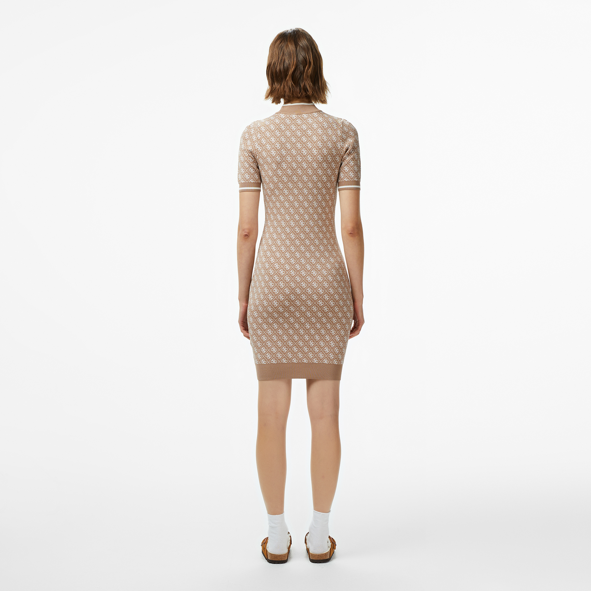 Guess Lise Kadın Kahverengi Elbise