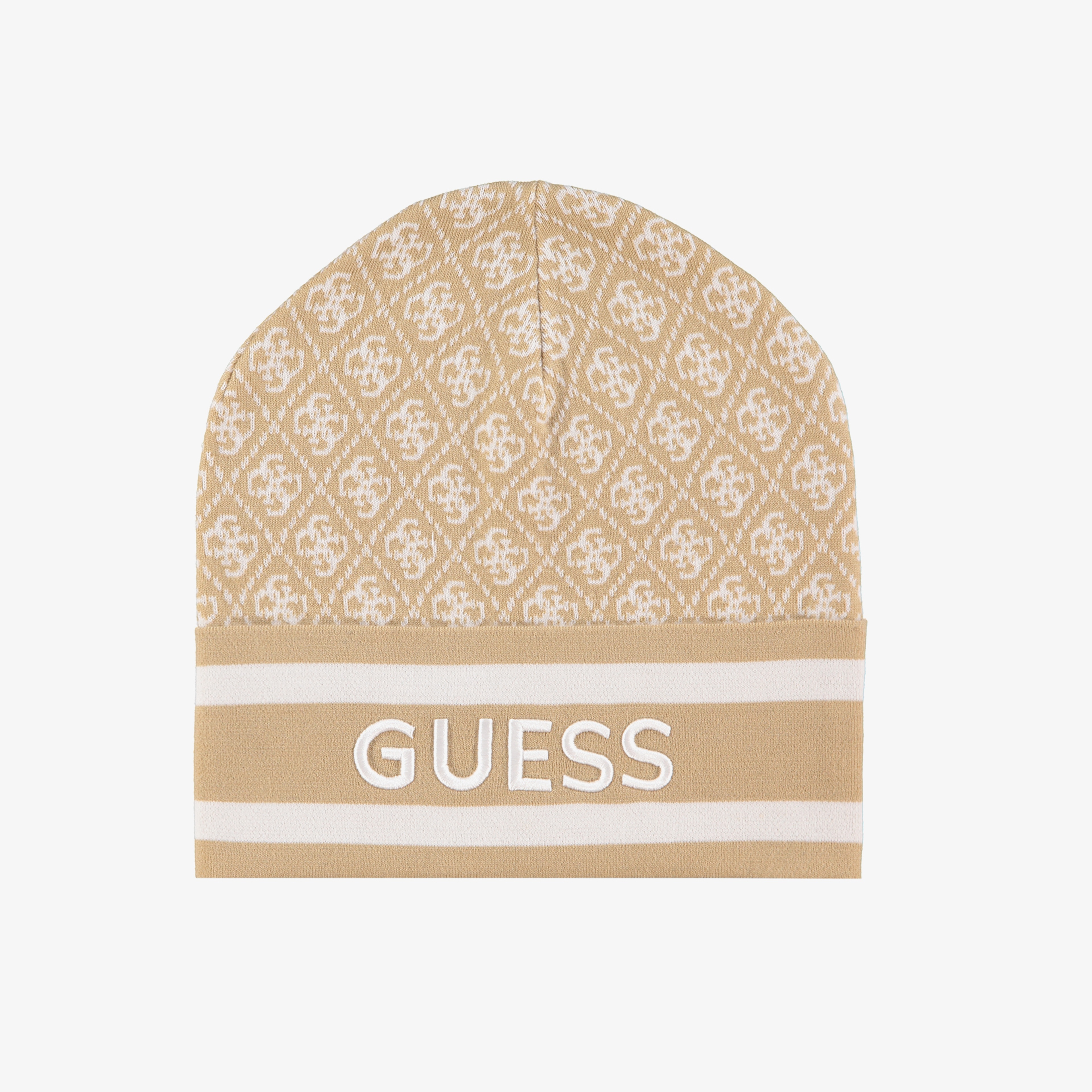 Guess Sevyn 4G Logo Yün Karışımlı Kadın Renkli Bere