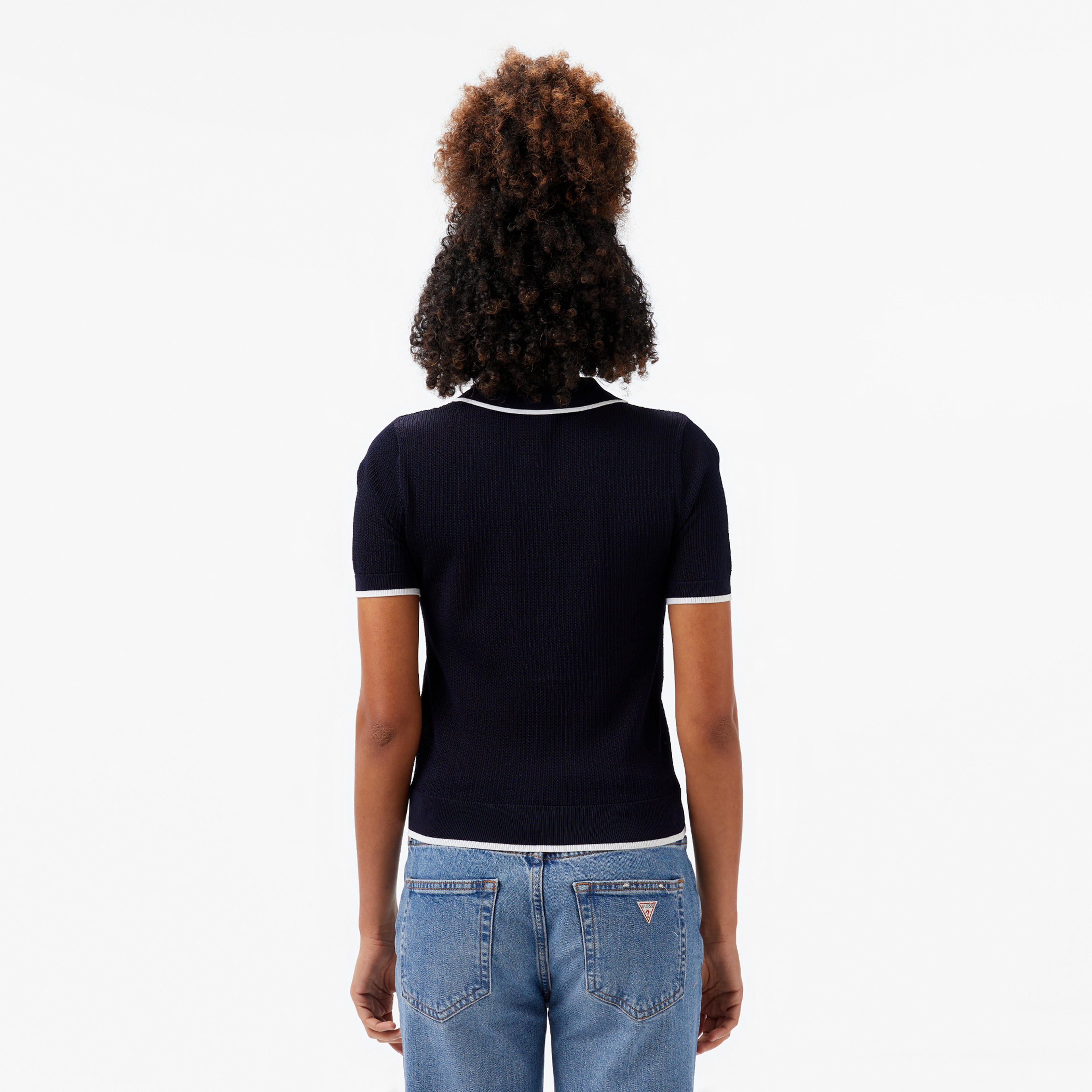 Guess Kadın Lacivert Polo