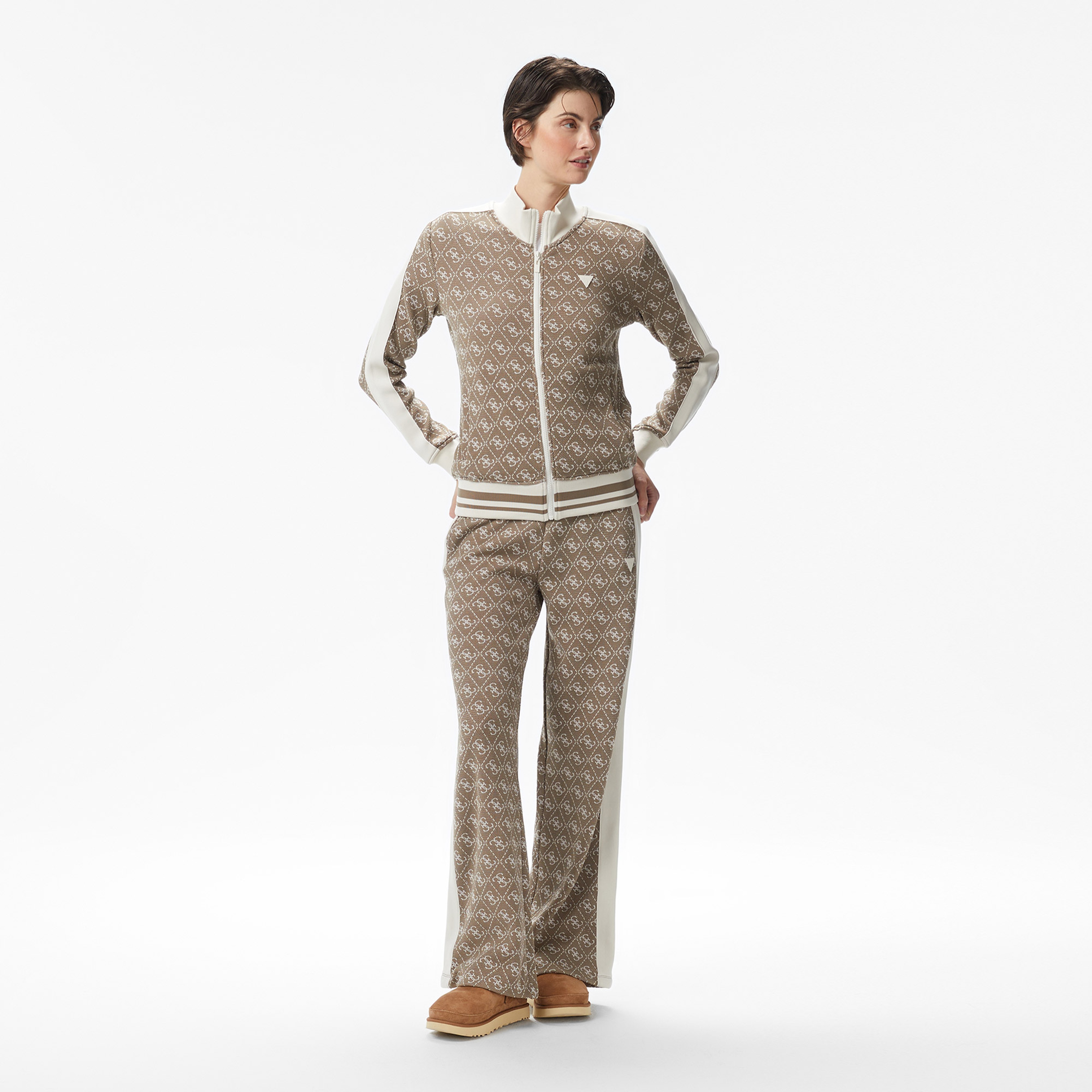 Guess Rhombus Kadın Renkli Sweatshirt