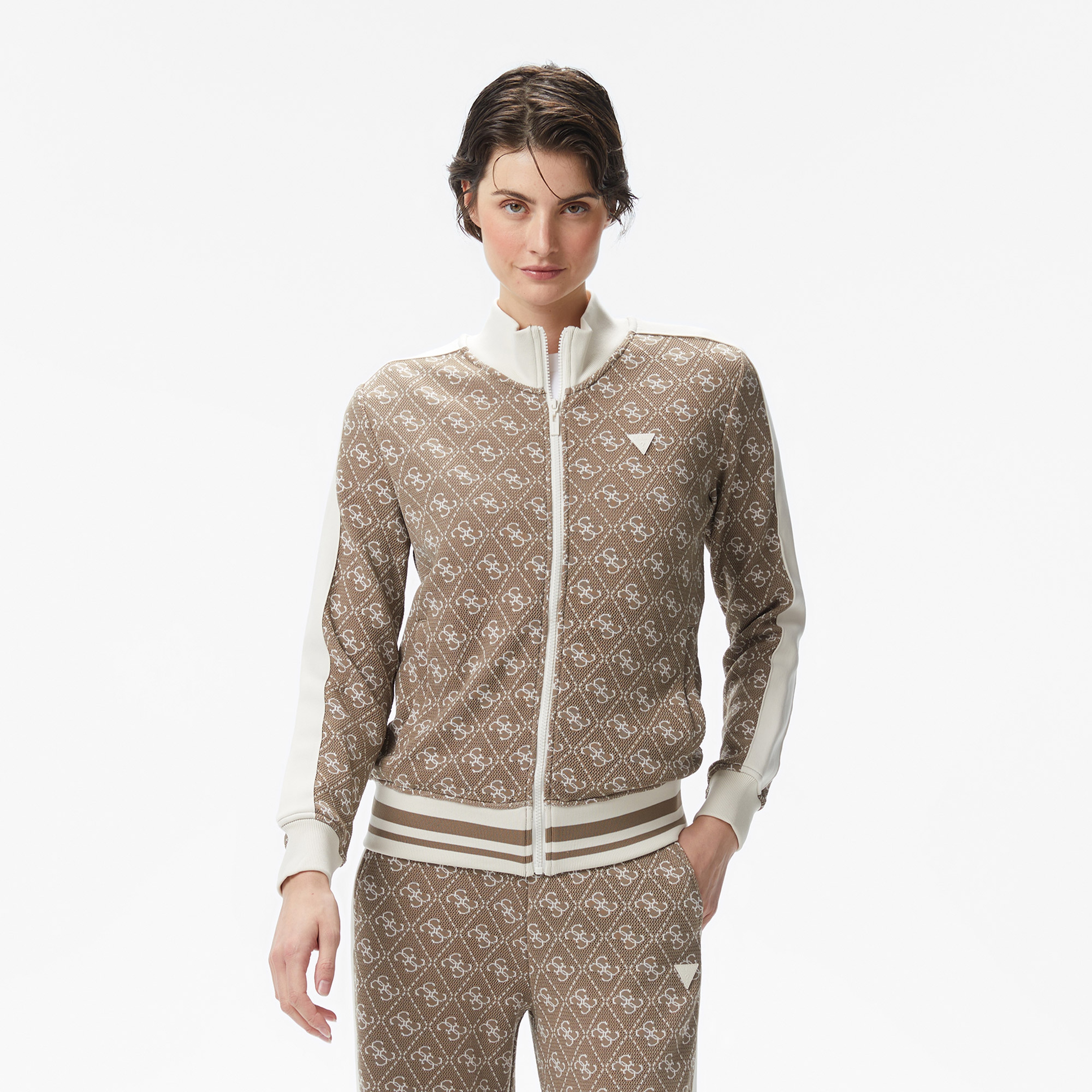 Guess Rhombus Kadın Renkli Sweatshirt