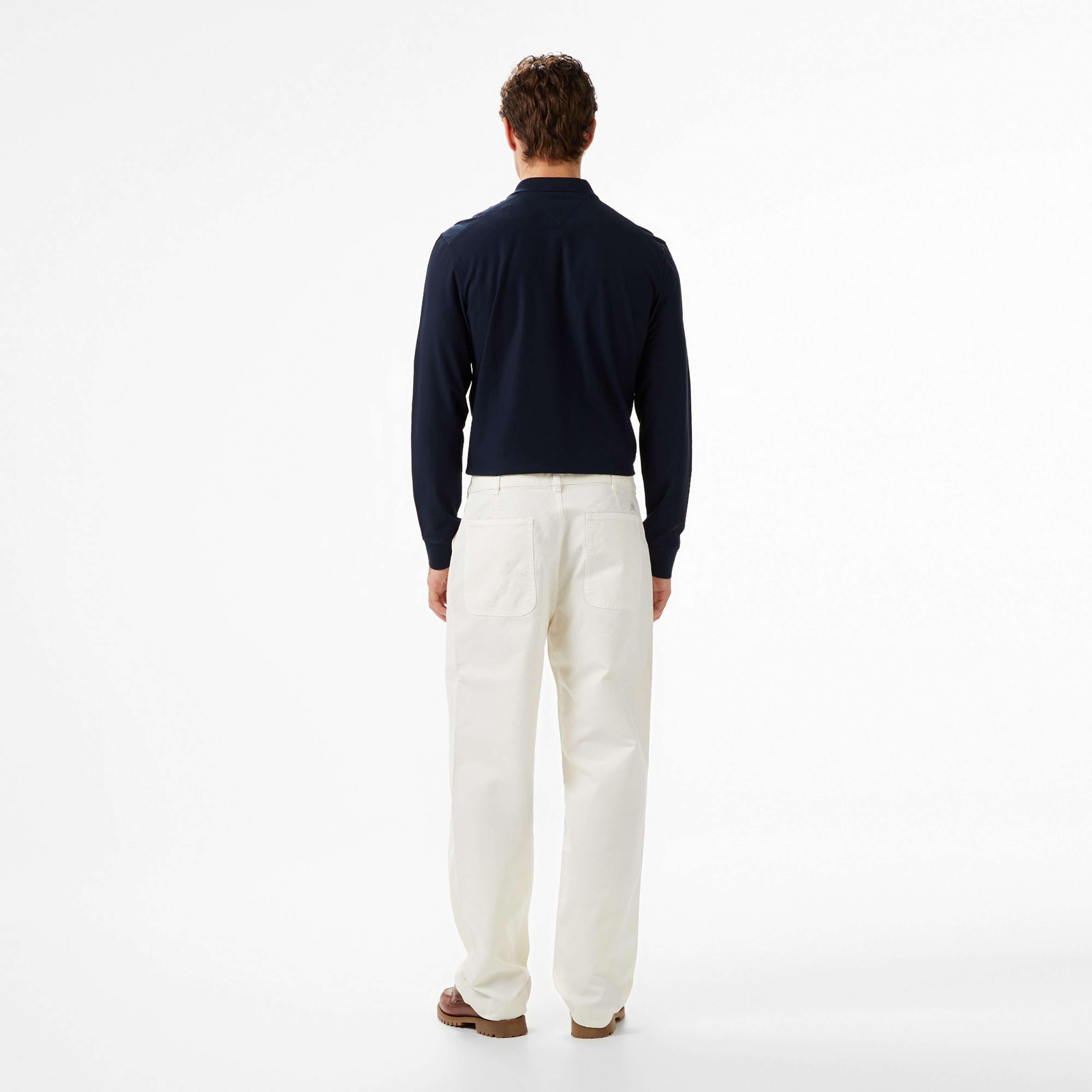 Tommy Hilfiger Murray Canvas Carpenter Erkek Beyaz Pantolon