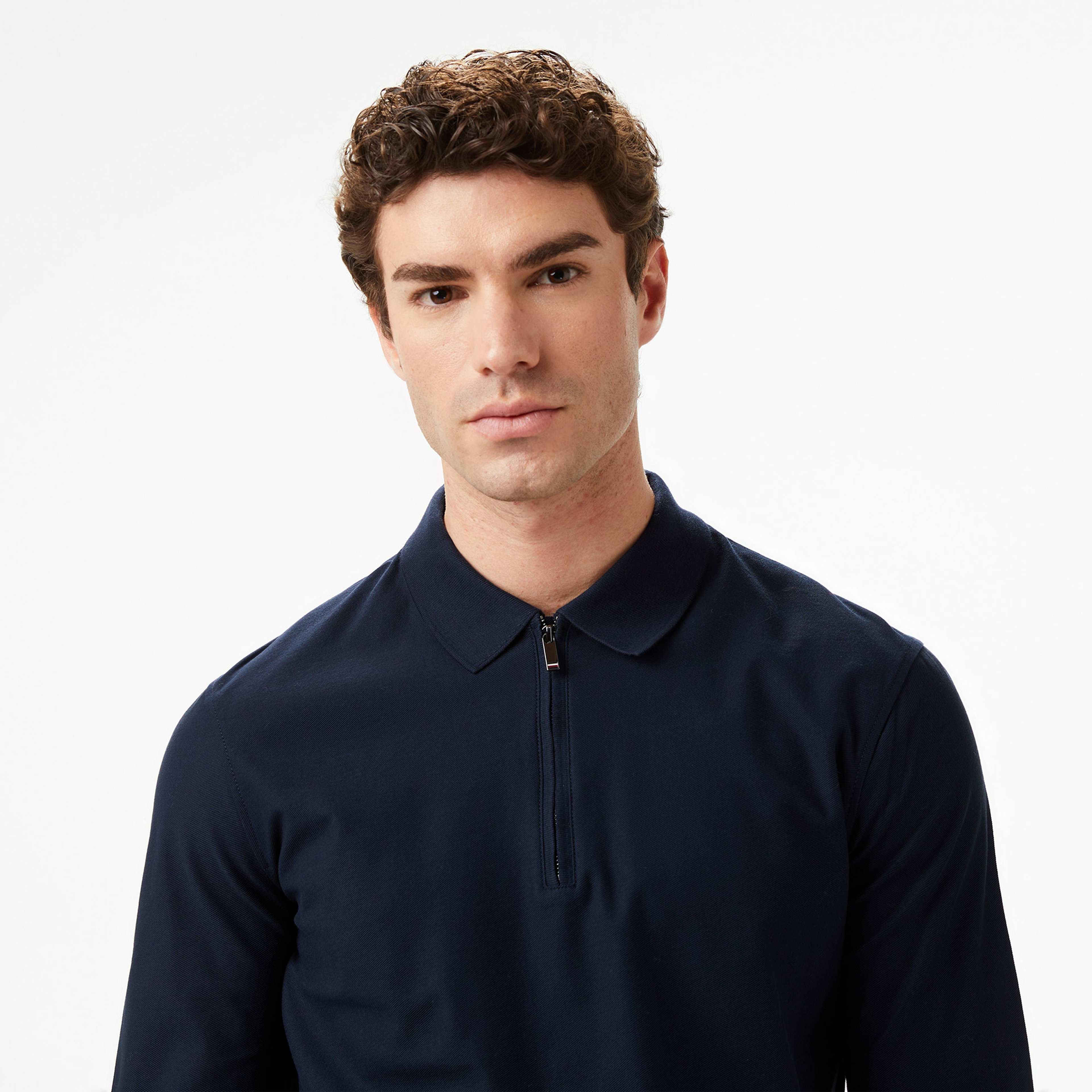 Tommy Hilfiger Performance Casual Erkek Lacivert Polo