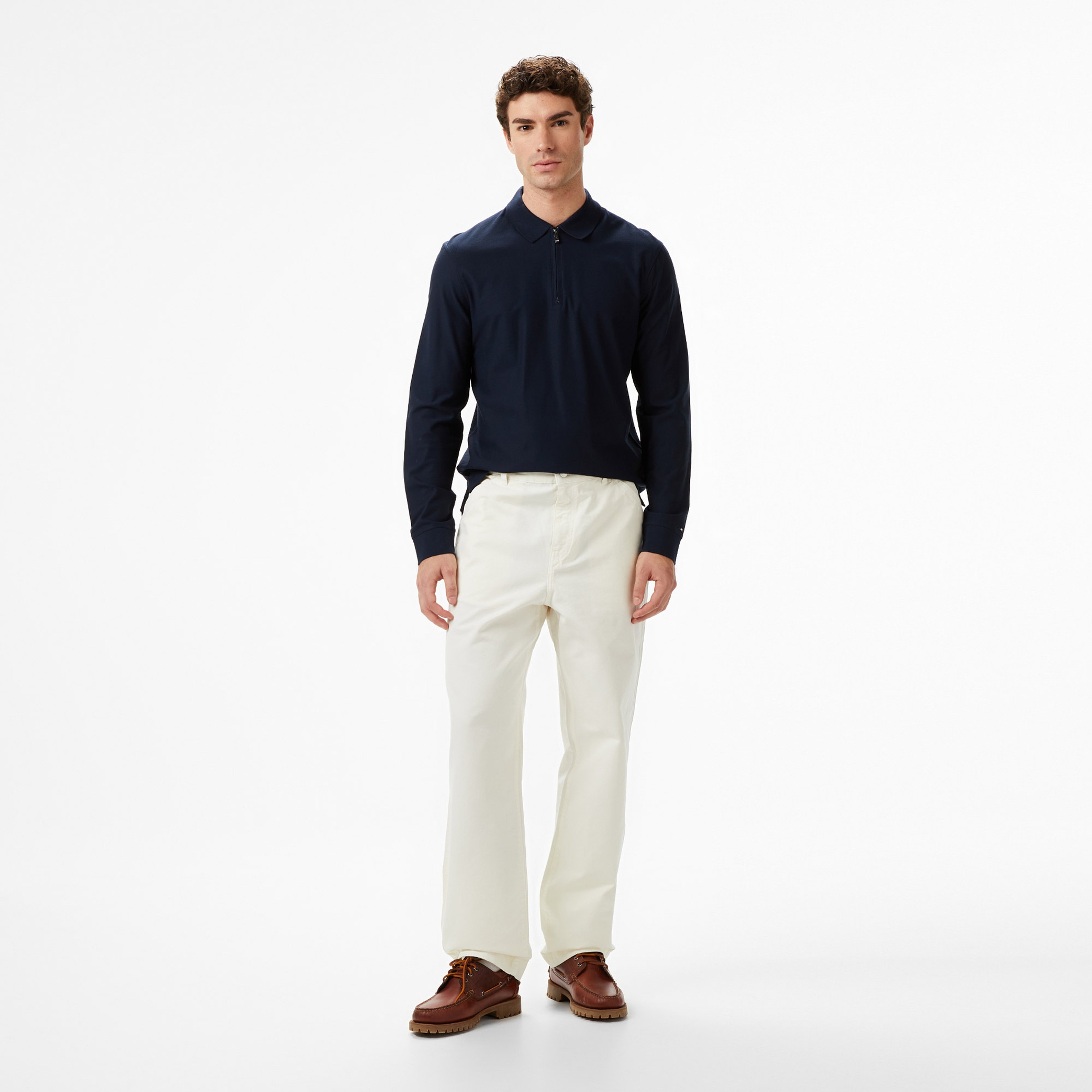 Tommy Hilfiger Performance Casual Erkek Lacivert Polo