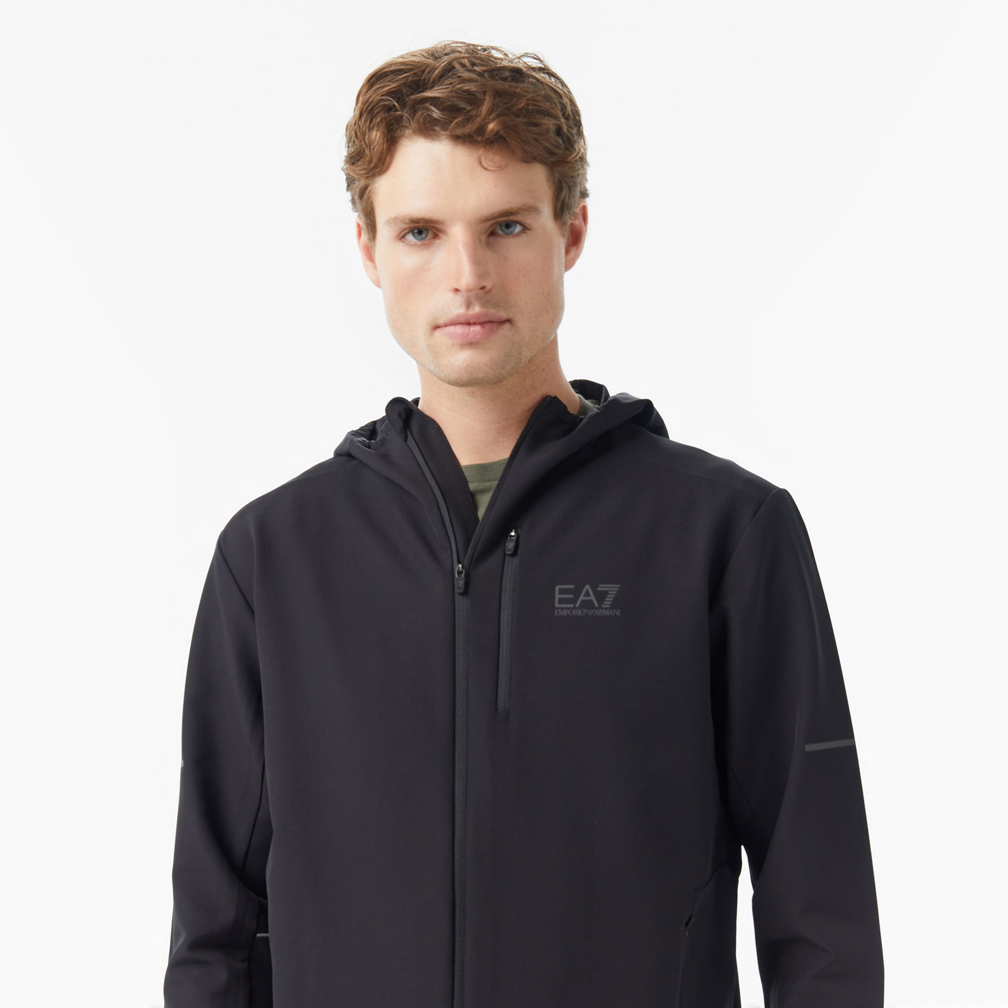 EA7 Ventus7 Dynamic Erkek Siyah Eşofman Üstü