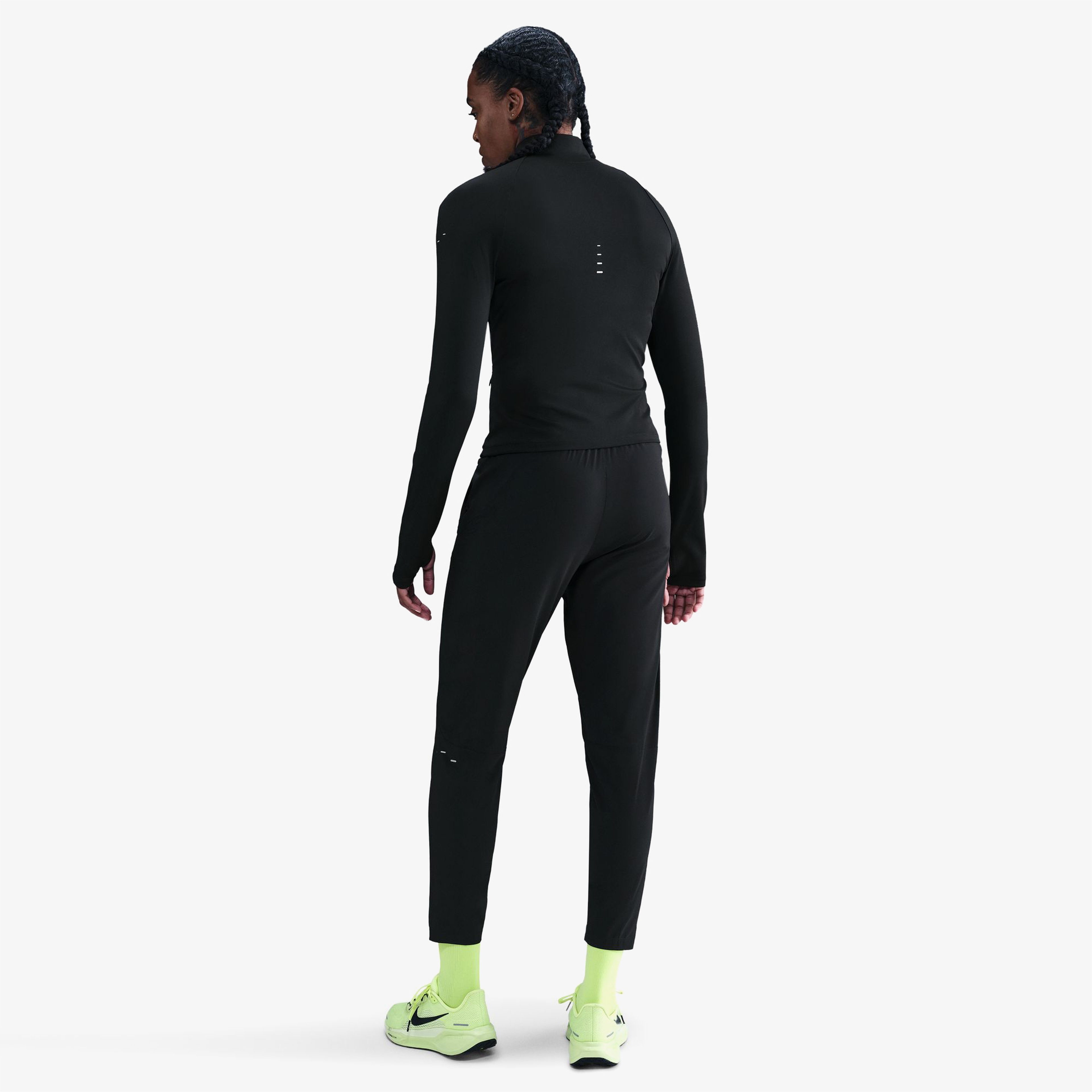 Nike Tempo Dri-FIT MR 7/8 Kadın Siyah Koşu Eşofman Altı