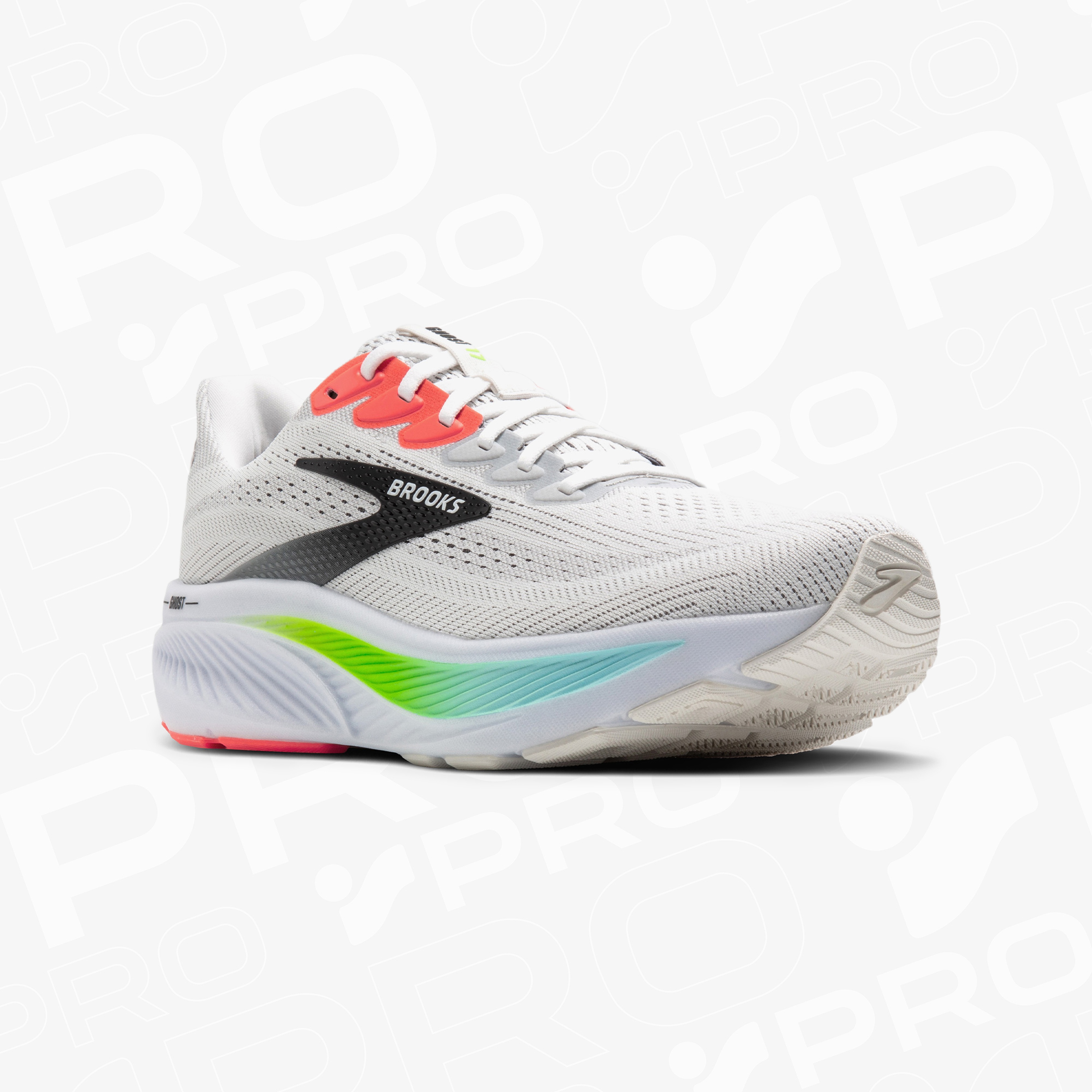 Brooks Ghost 17 Erkek Beyaz Koşu Ayakkabısı