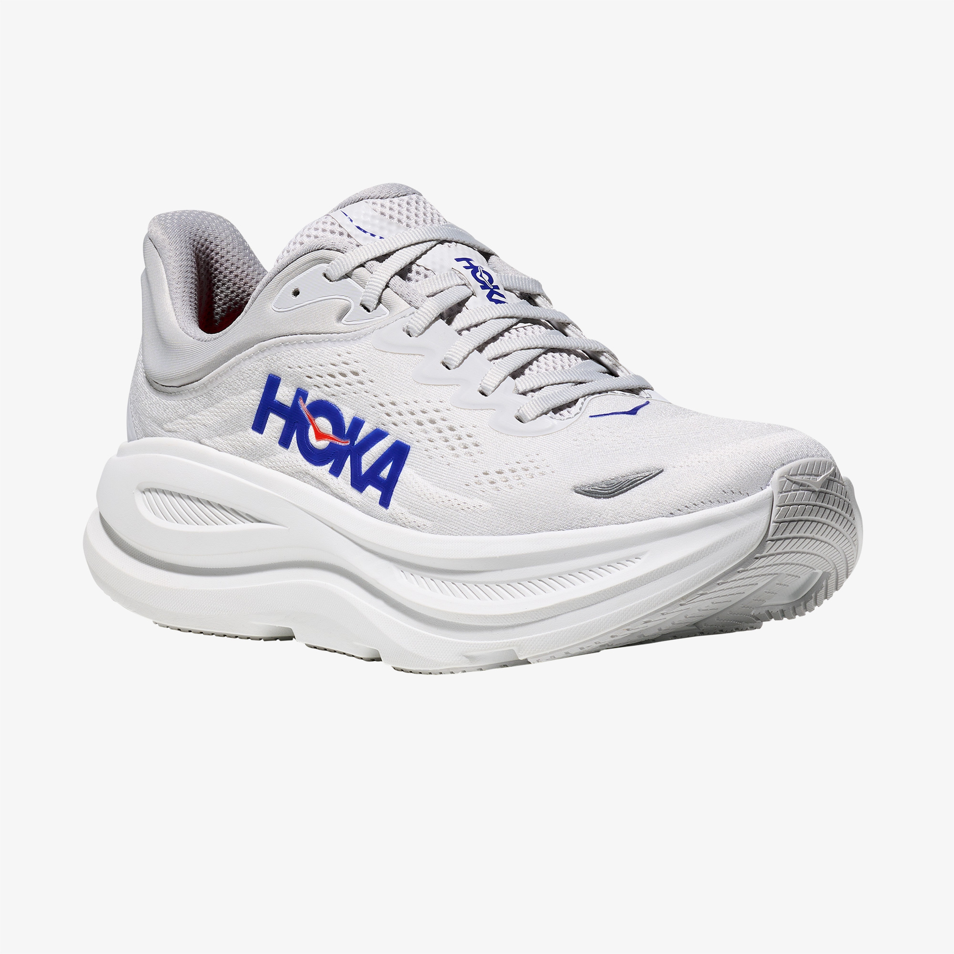 Hoka Bondi 9 Erkek Gri Yol Koşu Ayakkabısı