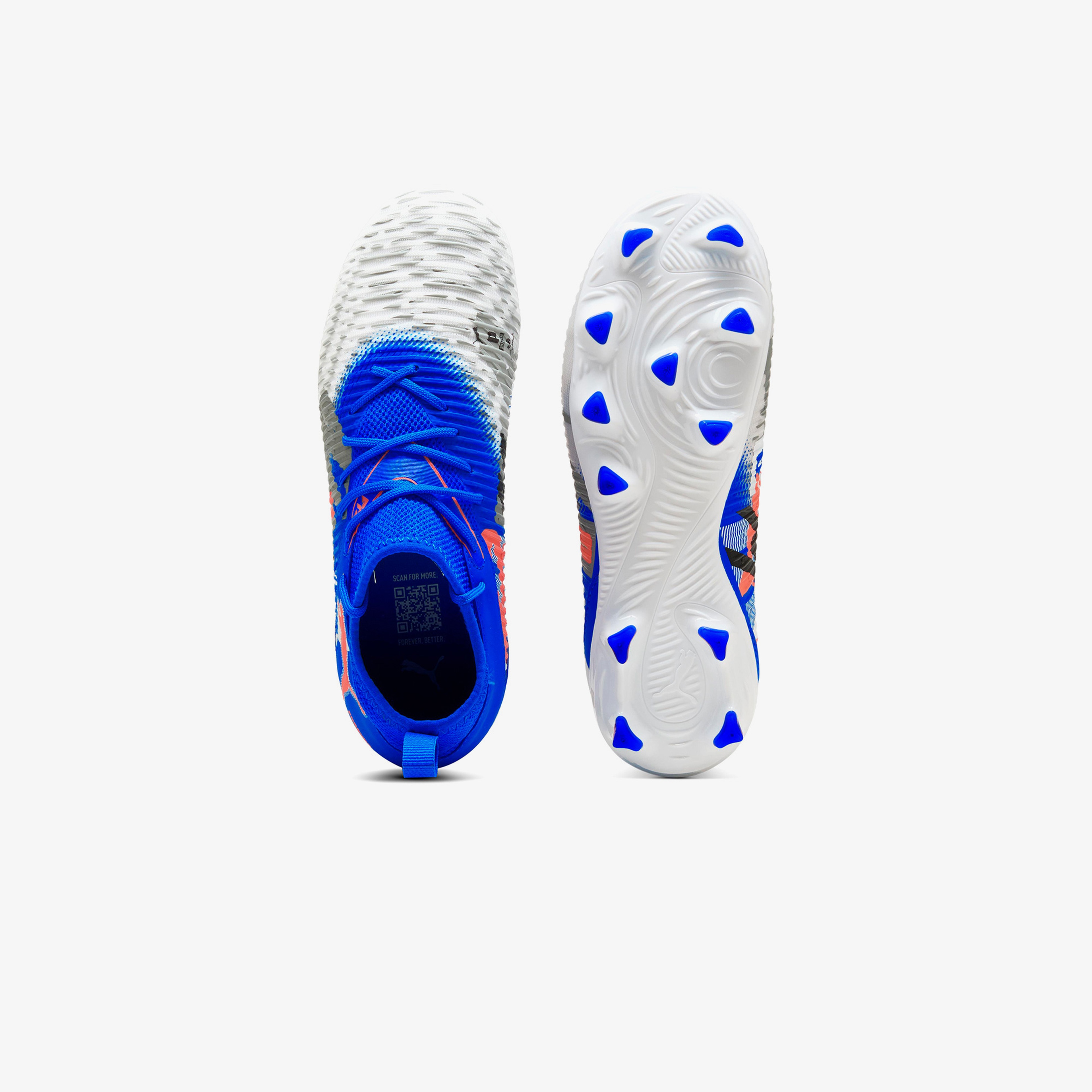 Puma Future 8 Match Frvr Fg/Ag Çocuk Beyaz Çim Saha Kramponu