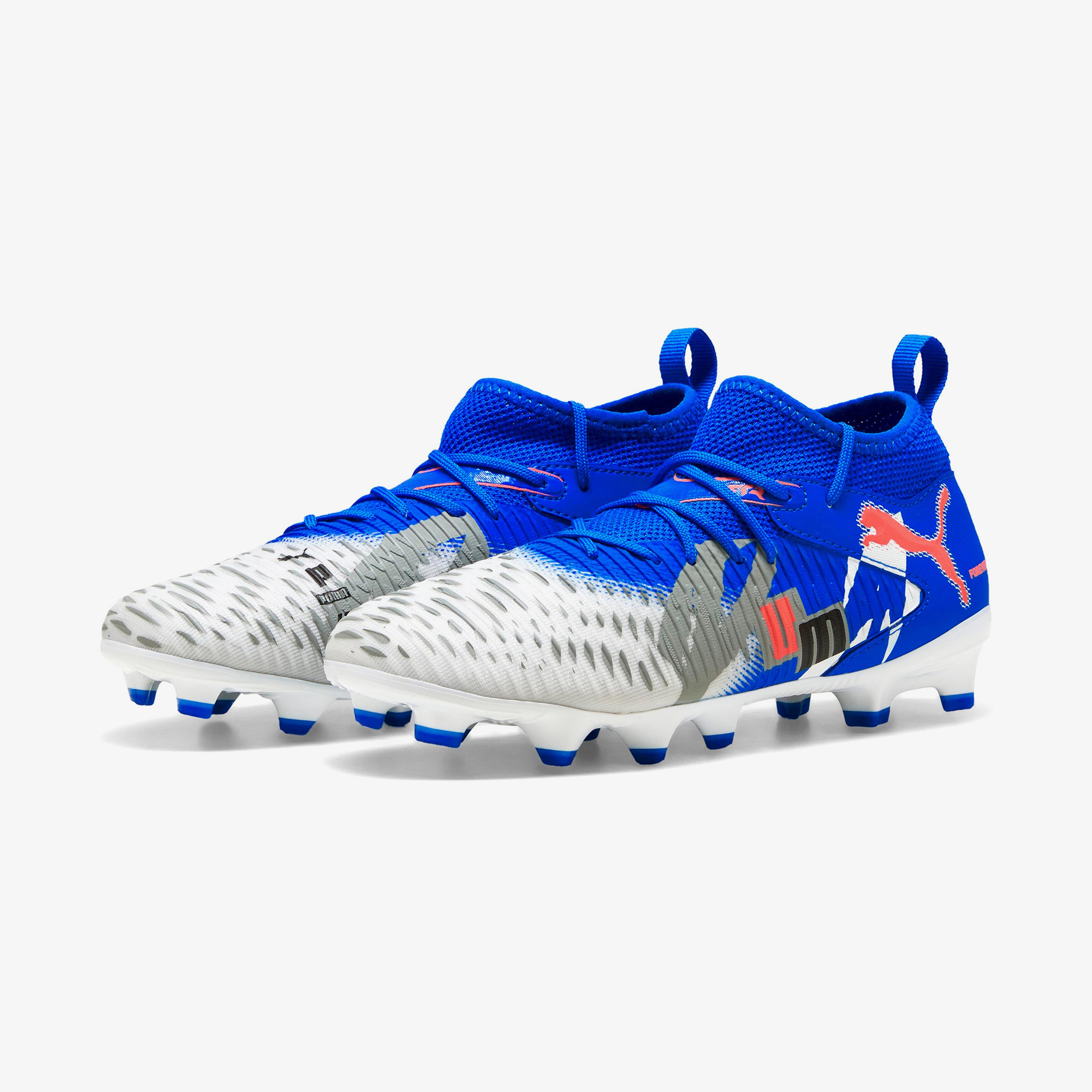 Puma Future 8 Match Frvr Fg/Ag Çocuk Beyaz Çim Saha Kramponu