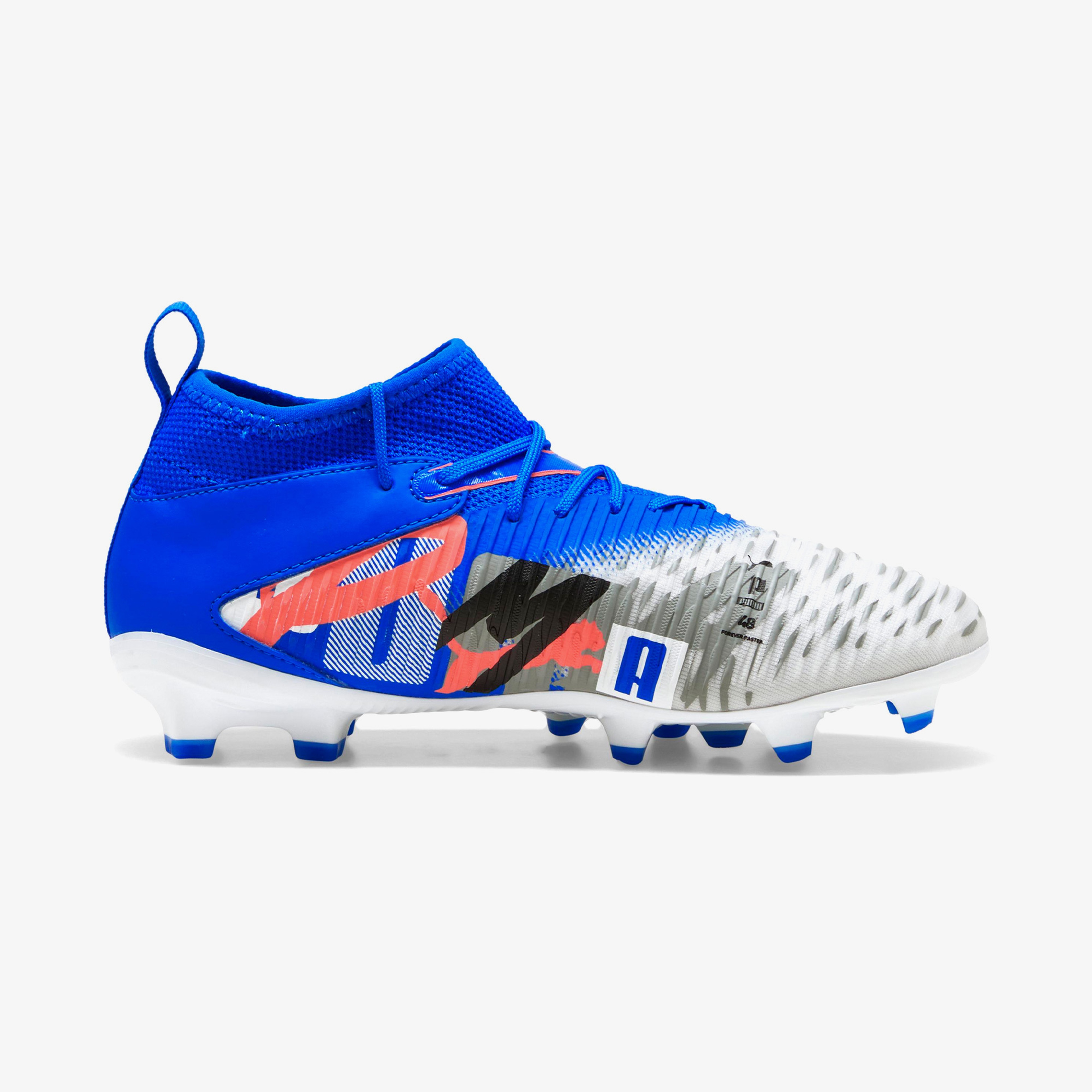 Puma Future 8 Match Frvr Fg/Ag Çocuk Beyaz Çim Saha Kramponu