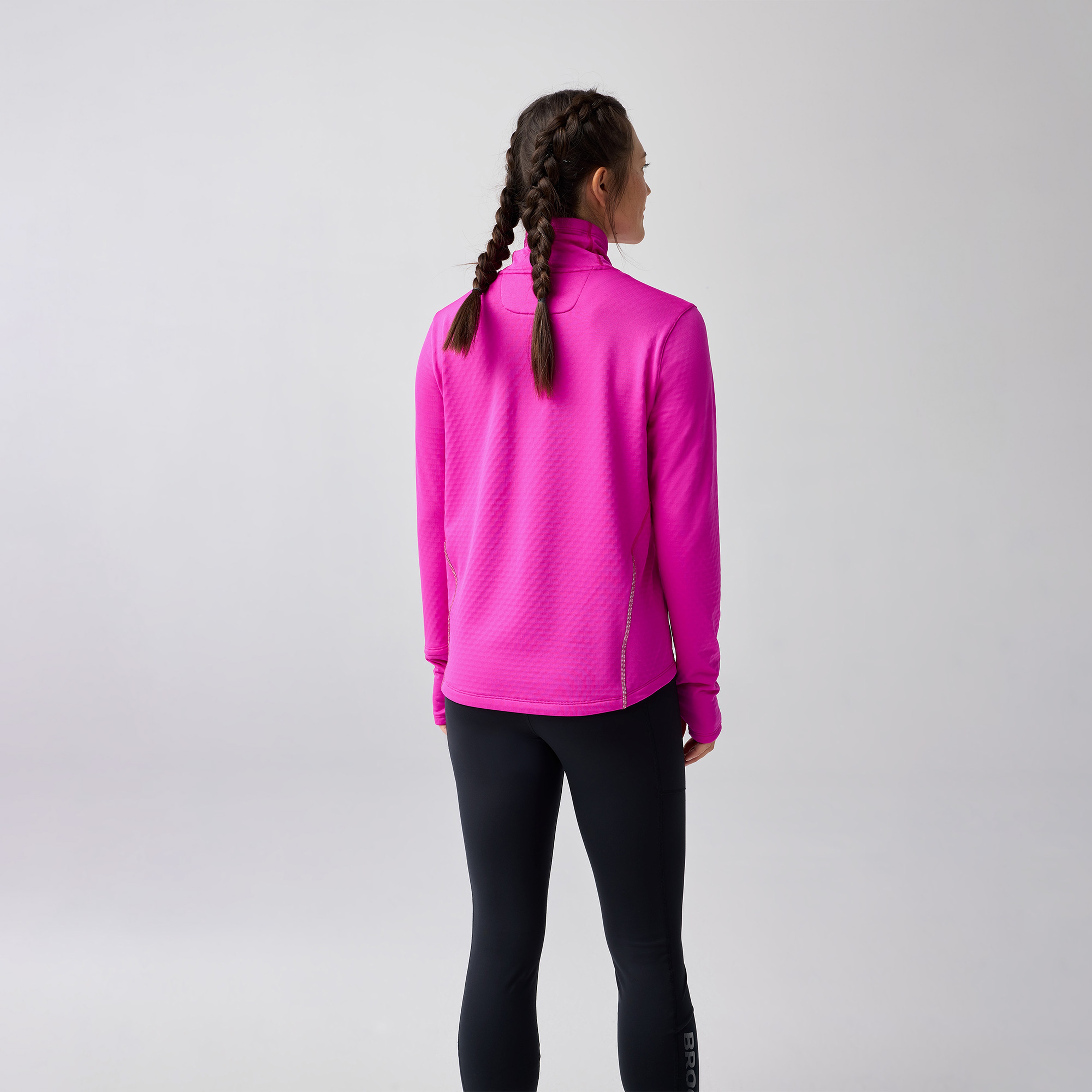 Brooks Notch Thermal Long Sleeve 3.0 Kadın Pembe Koşu Sweatshirt