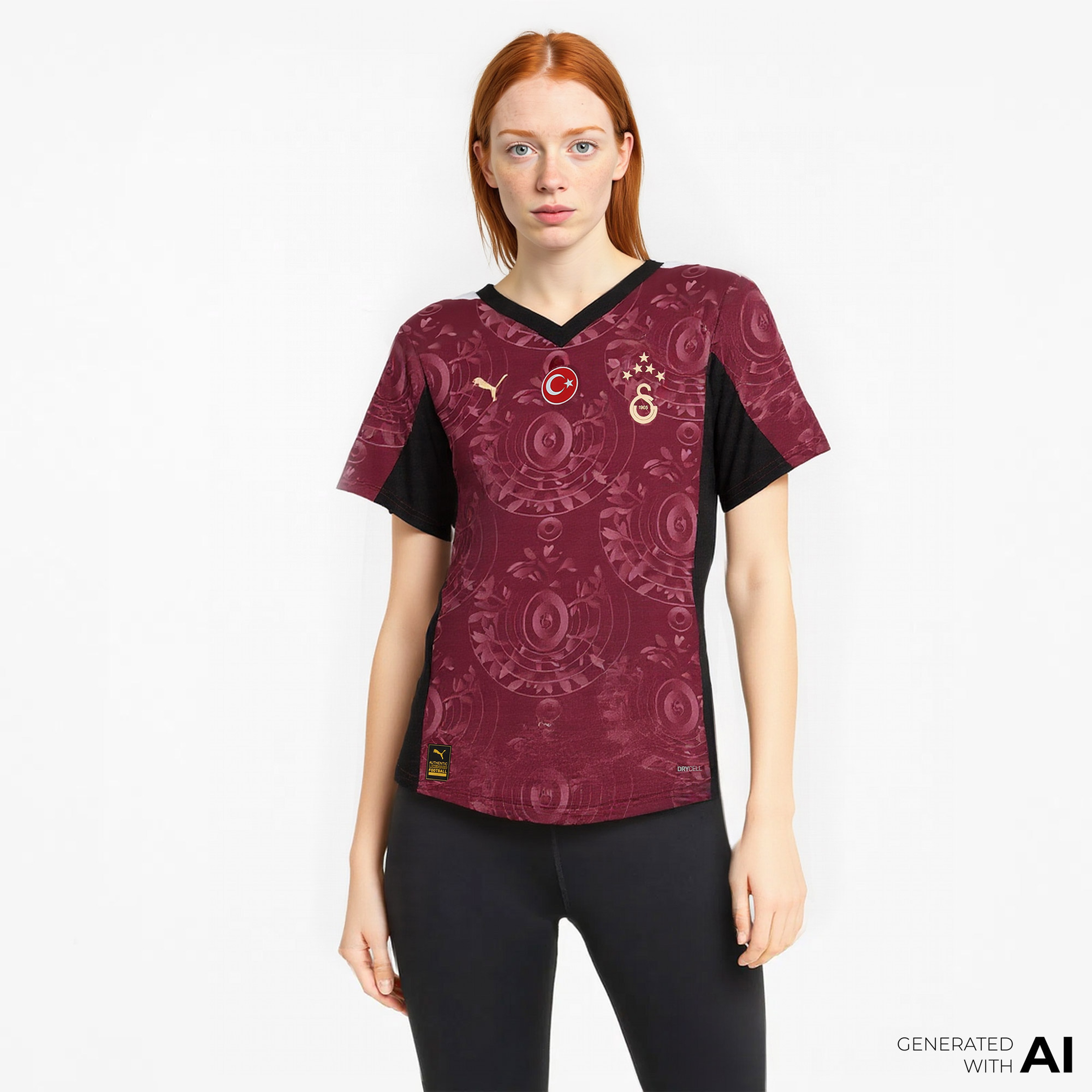 Puma Galatasaray S.K. 25-26 Kadın Kırmızı Alternatif Futbol Forması