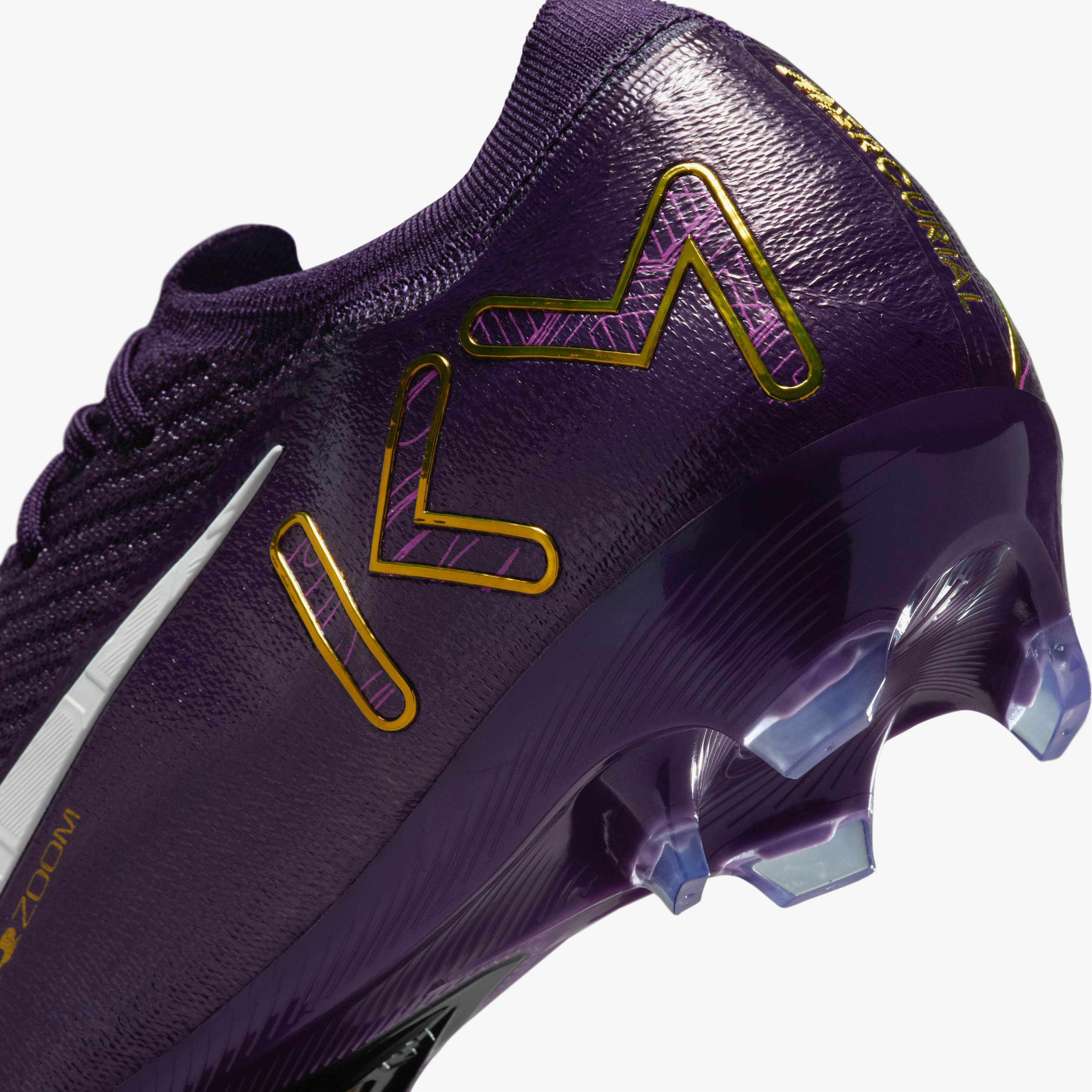 Nike Mercurial Vapor 16 Elite "Kylian Mbappe" Erkek Mor Çim Saha Kramponu