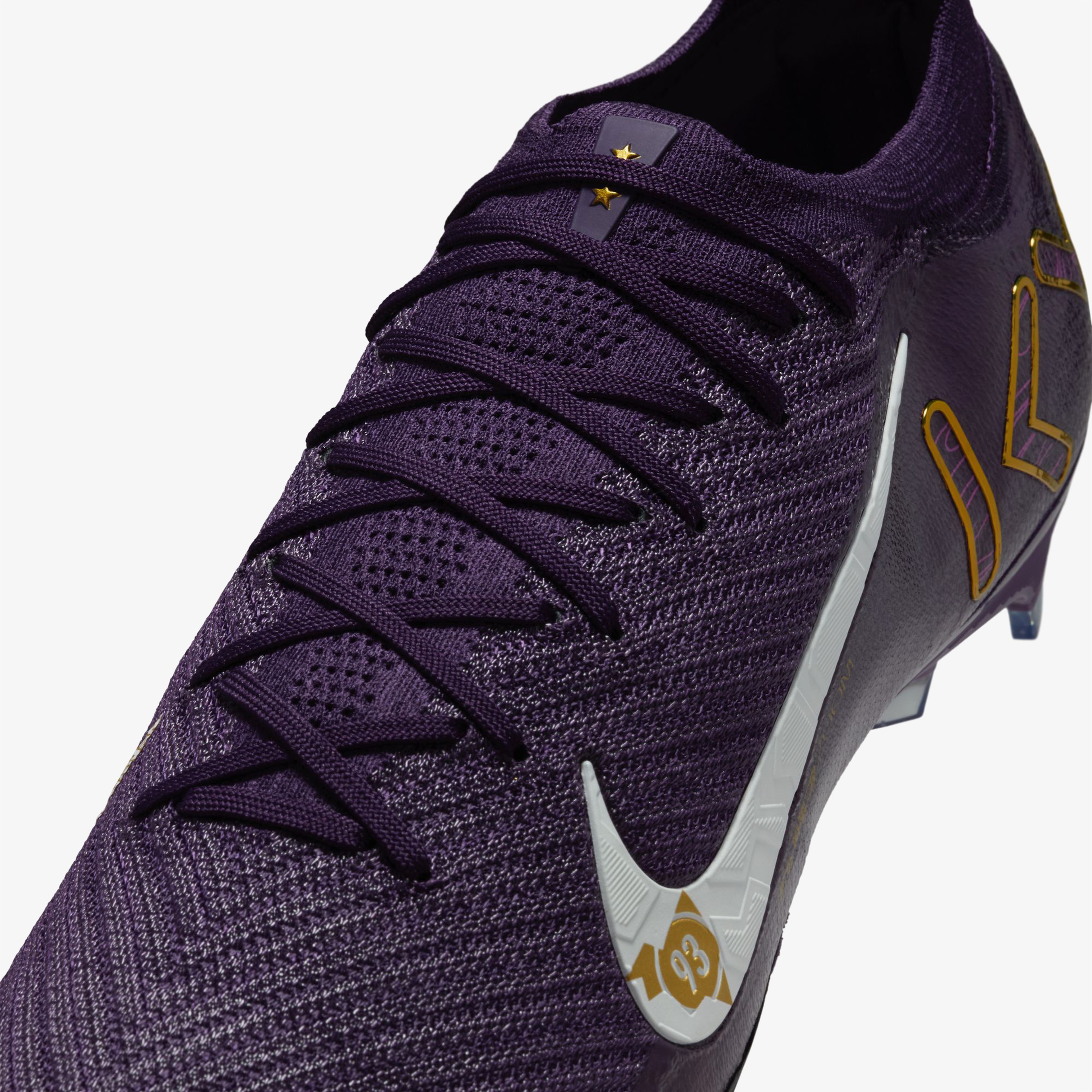 Nike Mercurial Vapor 16 Elite "Kylian Mbappe" Erkek Mor Çim Saha Kramponu