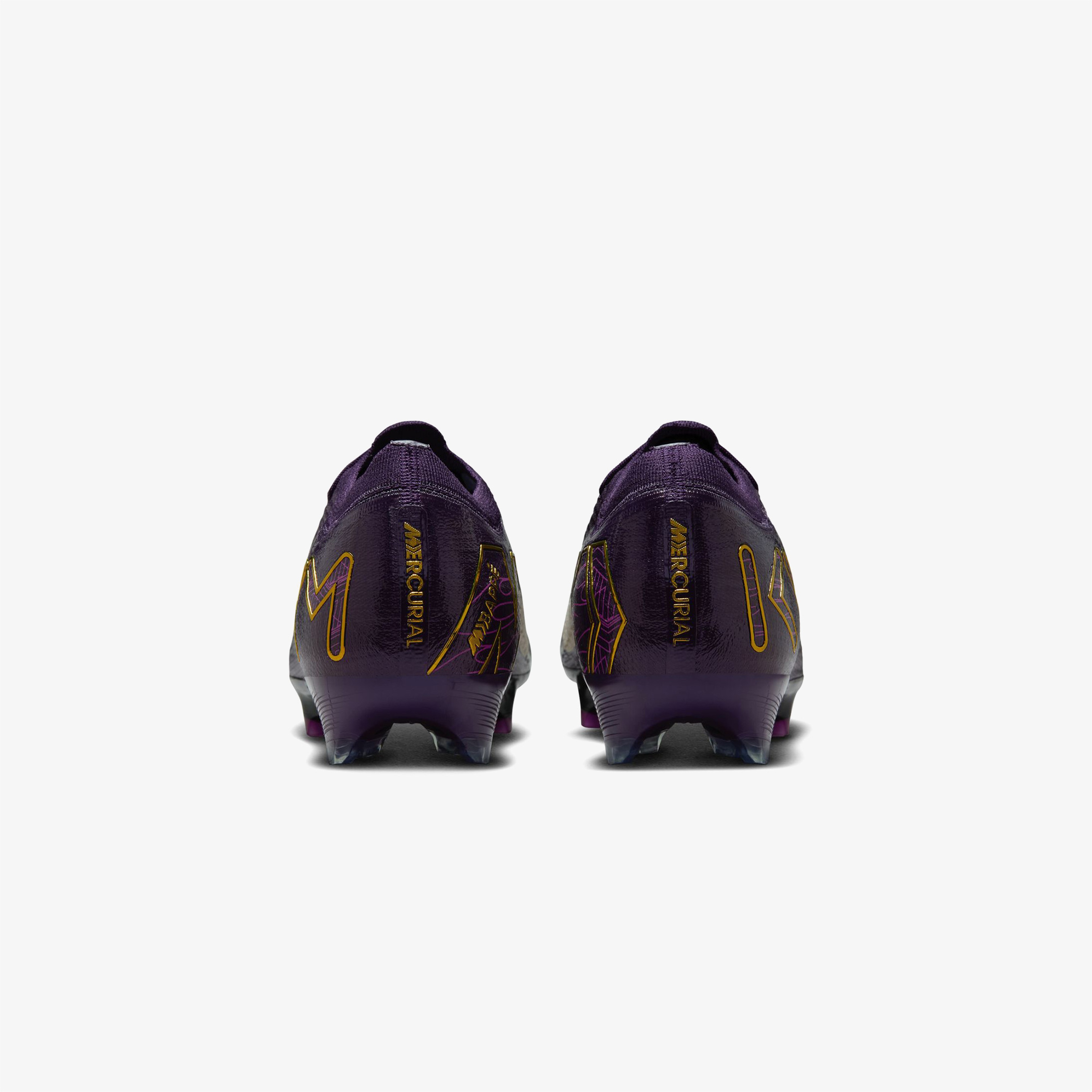 Nike Mercurial Vapor 16 Elite "Kylian Mbappe" Erkek Mor Çim Saha Kramponu