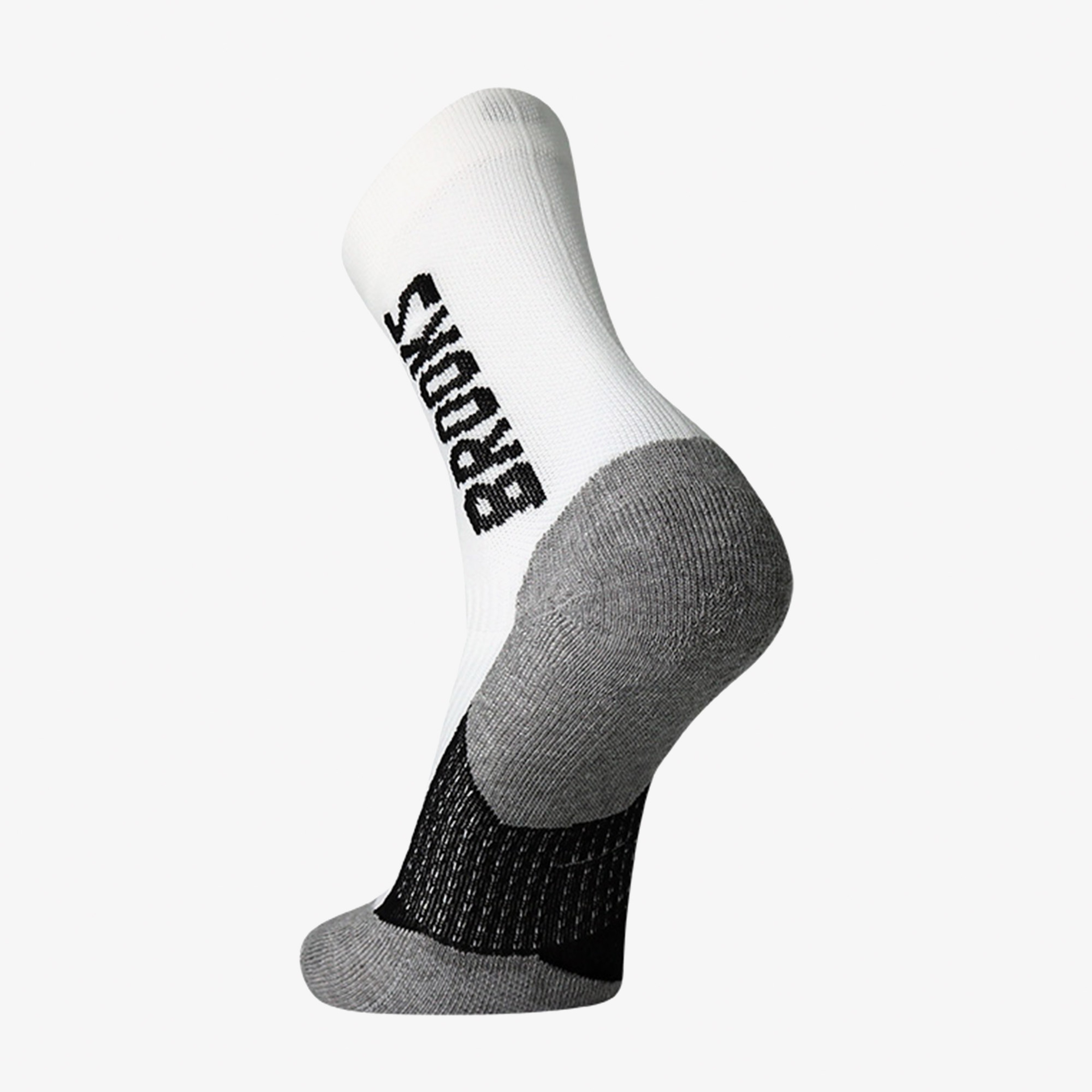 Brooks Ghost Crew Unisex Beyaz Koşu Çorabı