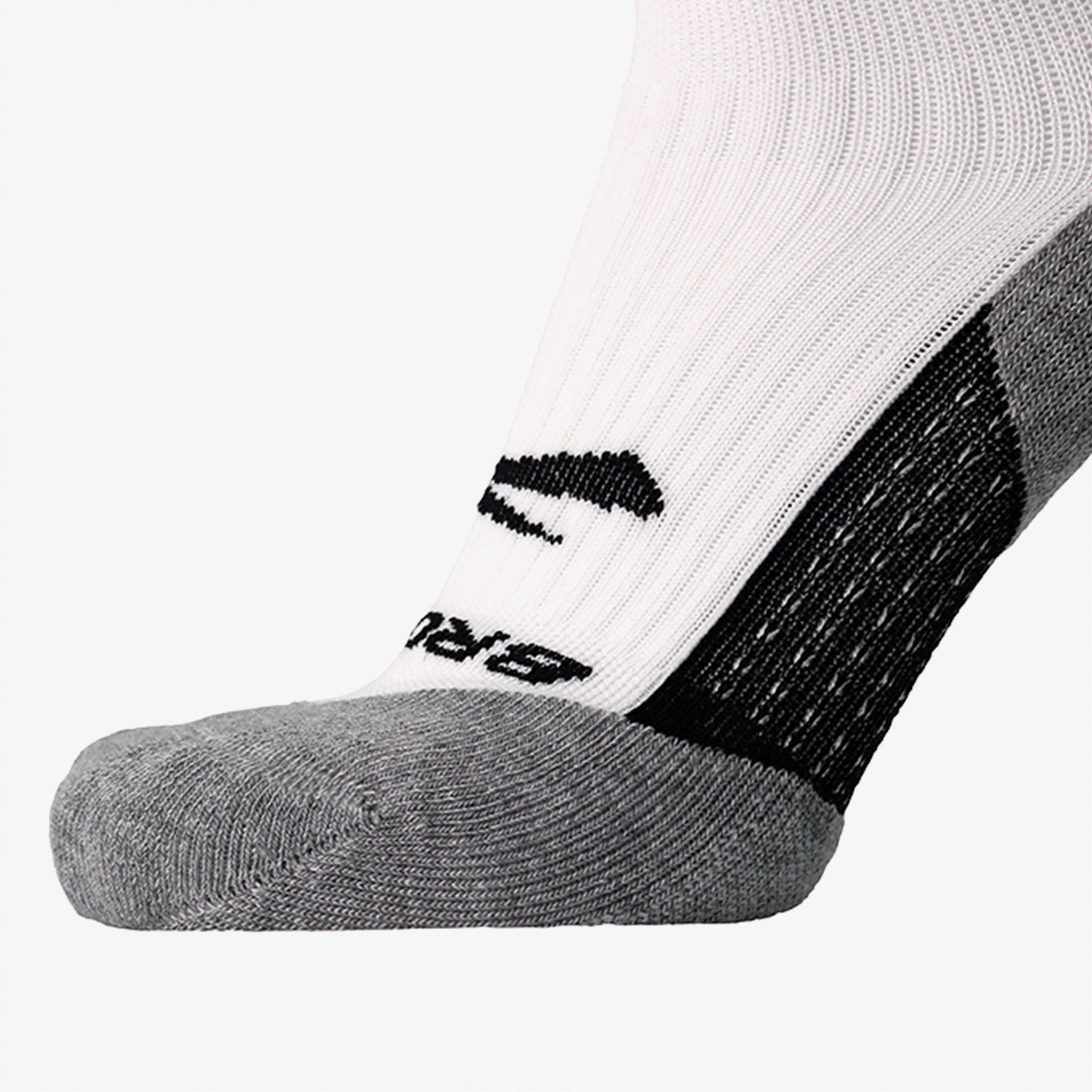 Brooks Ghost Crew Unisex Beyaz Koşu Çorabı