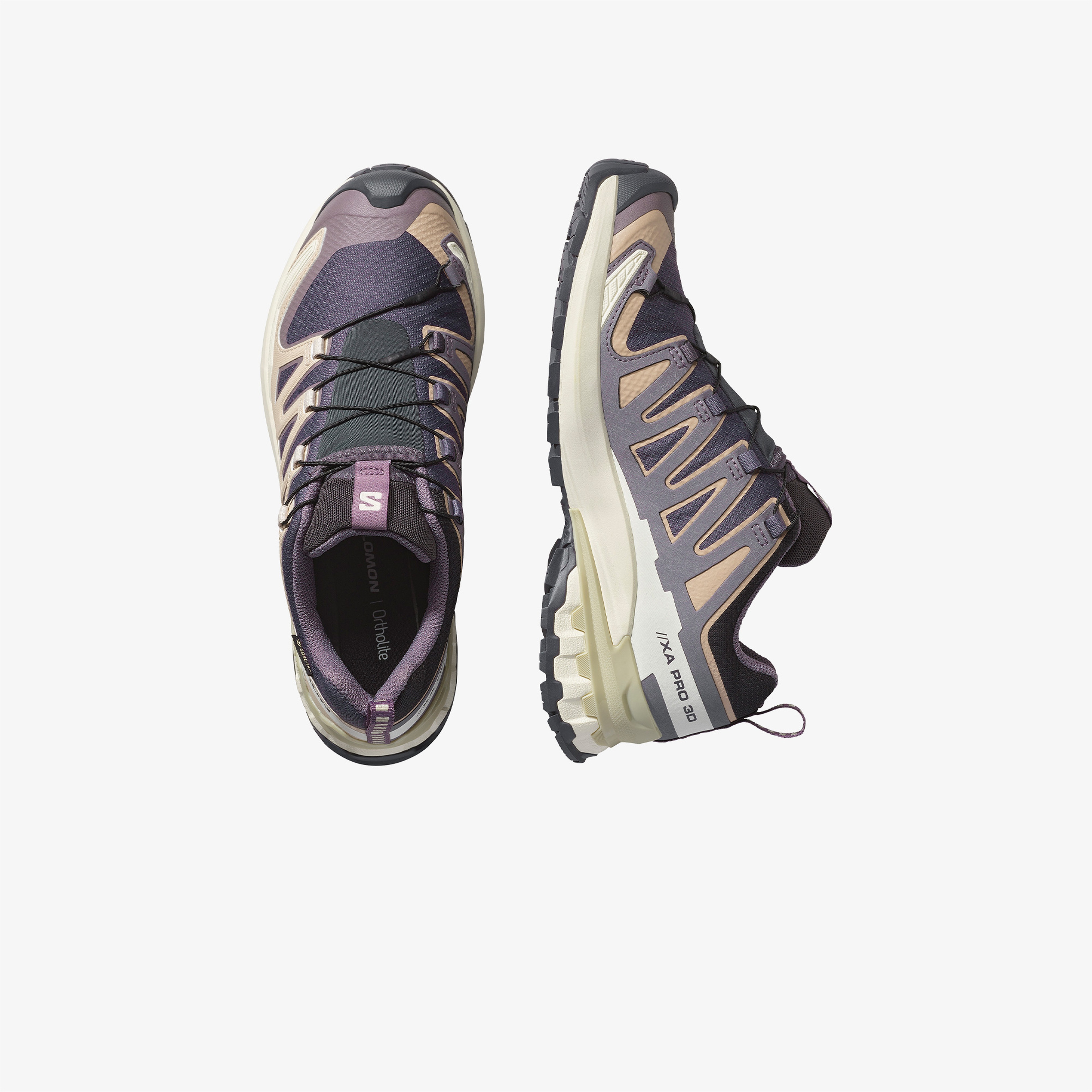 Salomon Xa Pro 3D V9 Gore-Tex Kadın Krem Outdoor Ayakkabı