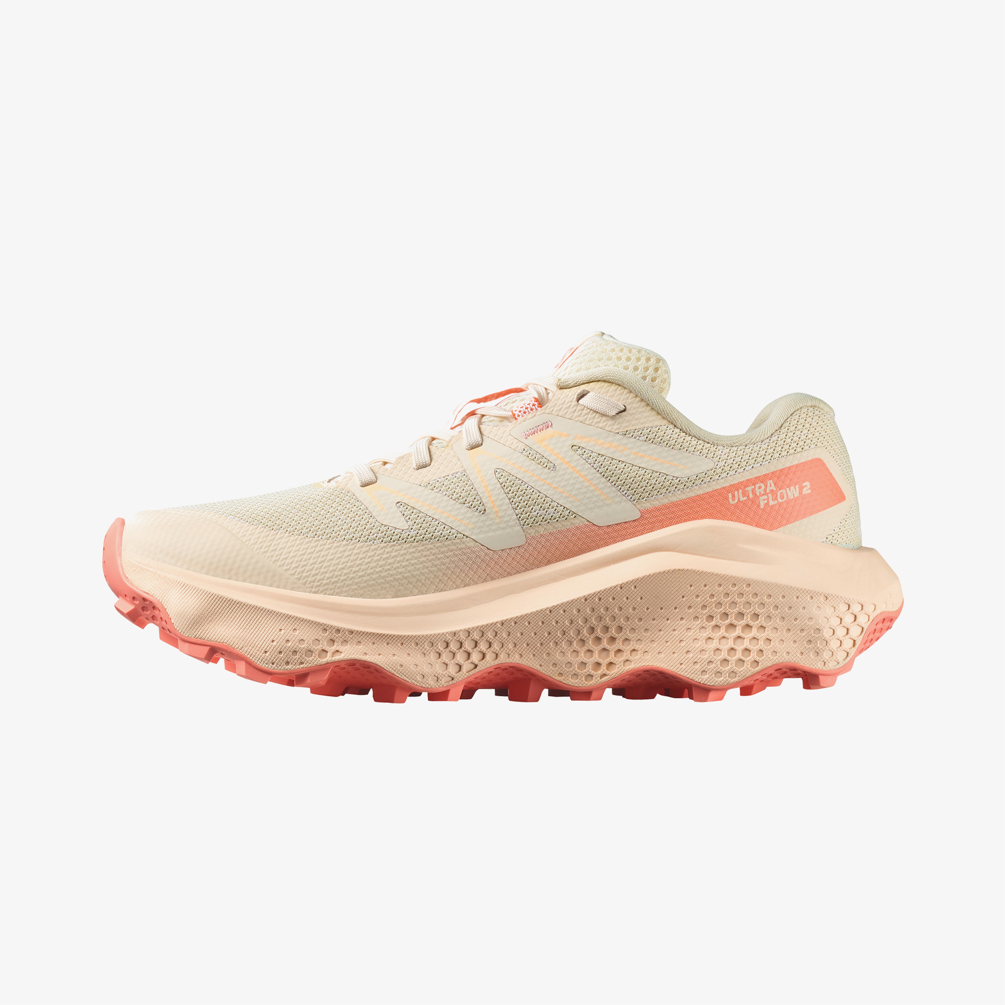 Salomon Ultra Flow 2 Kadın Krem Koşu Ayakkabısı