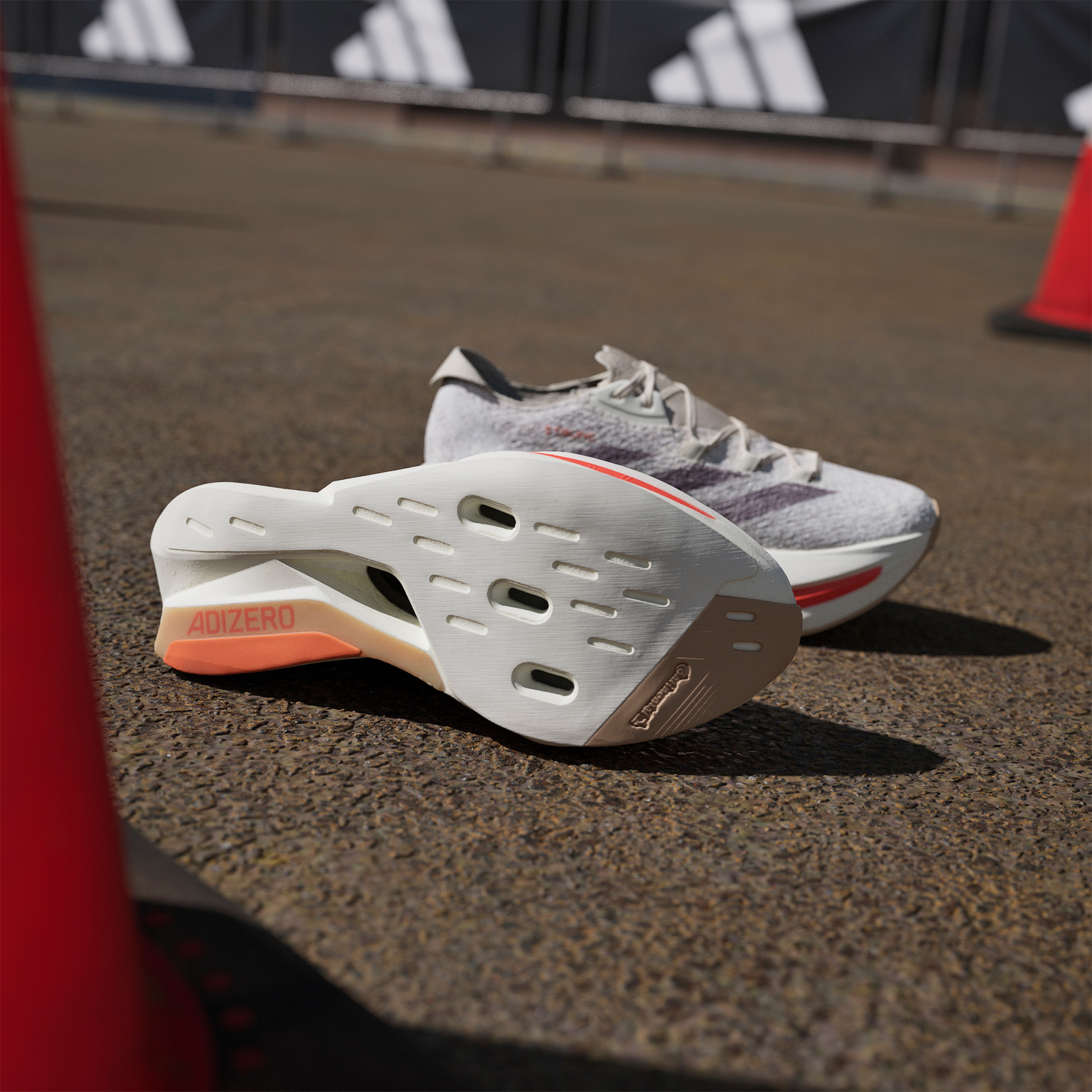 adidas Adizero Prime X 2.0 Strung Unisex Beyaz Koşu Ayakkabısı