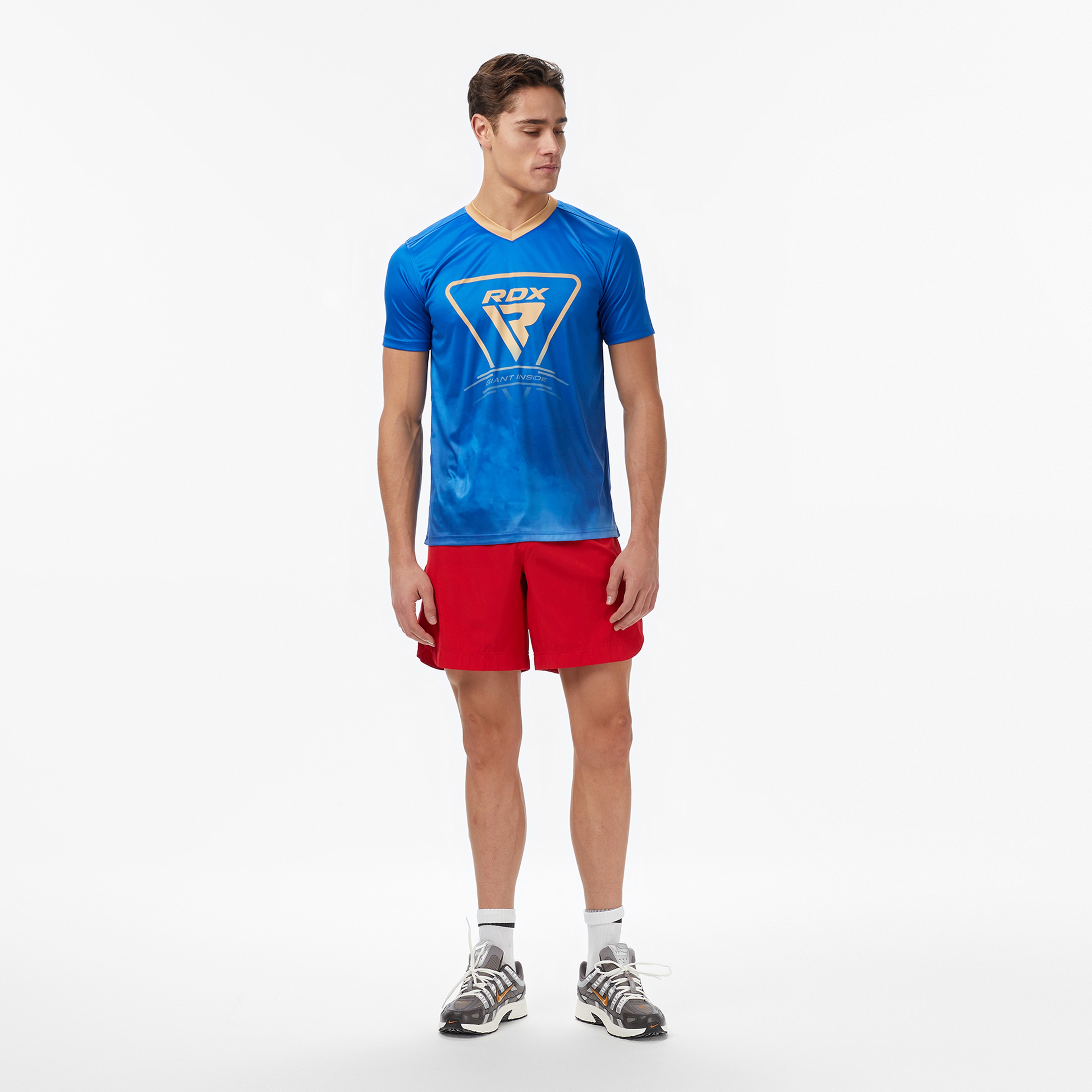 Rdx T1 Wako Erkek Mavi Boks T-Shirt
