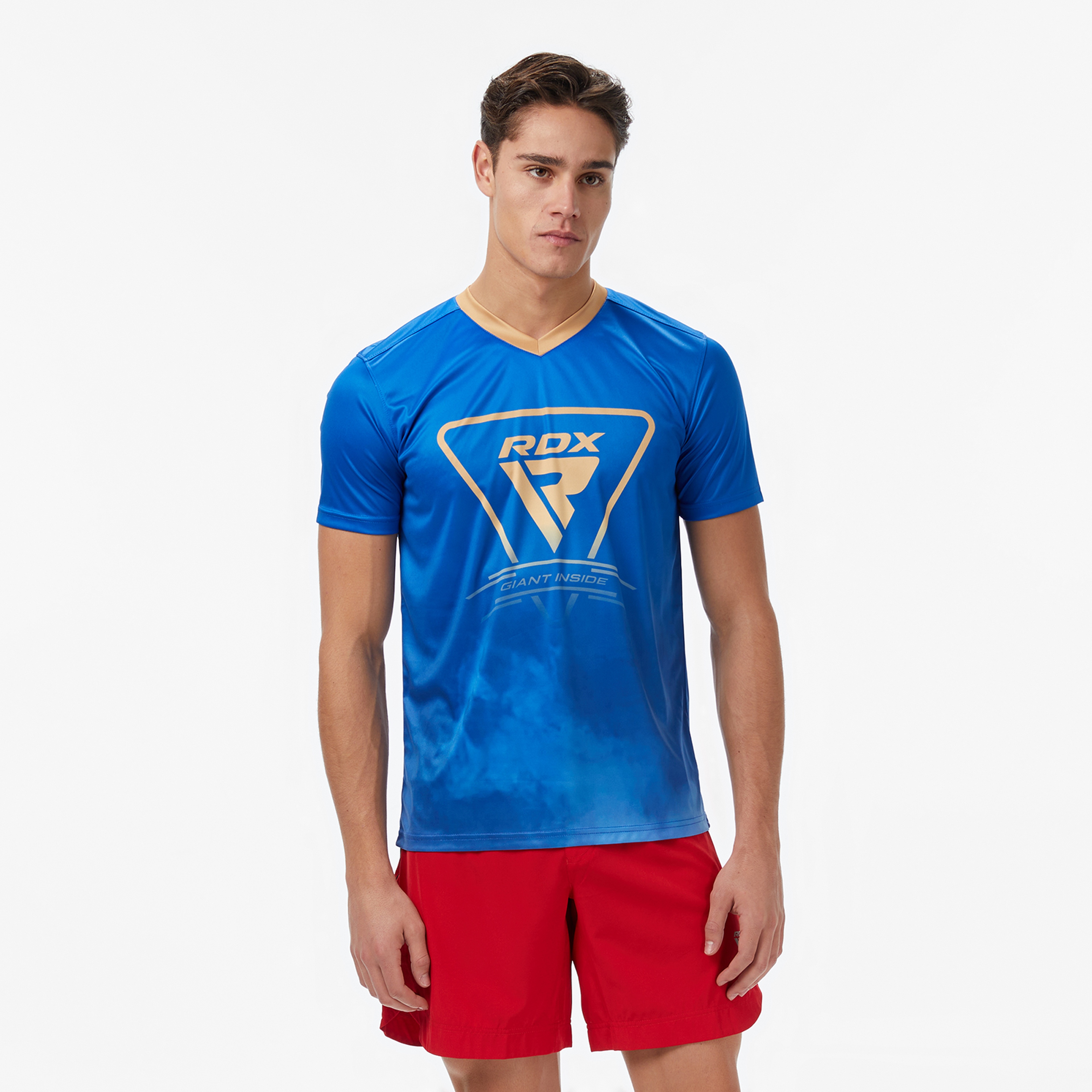 Rdx T1 Wako Erkek Mavi Boks T-Shirt