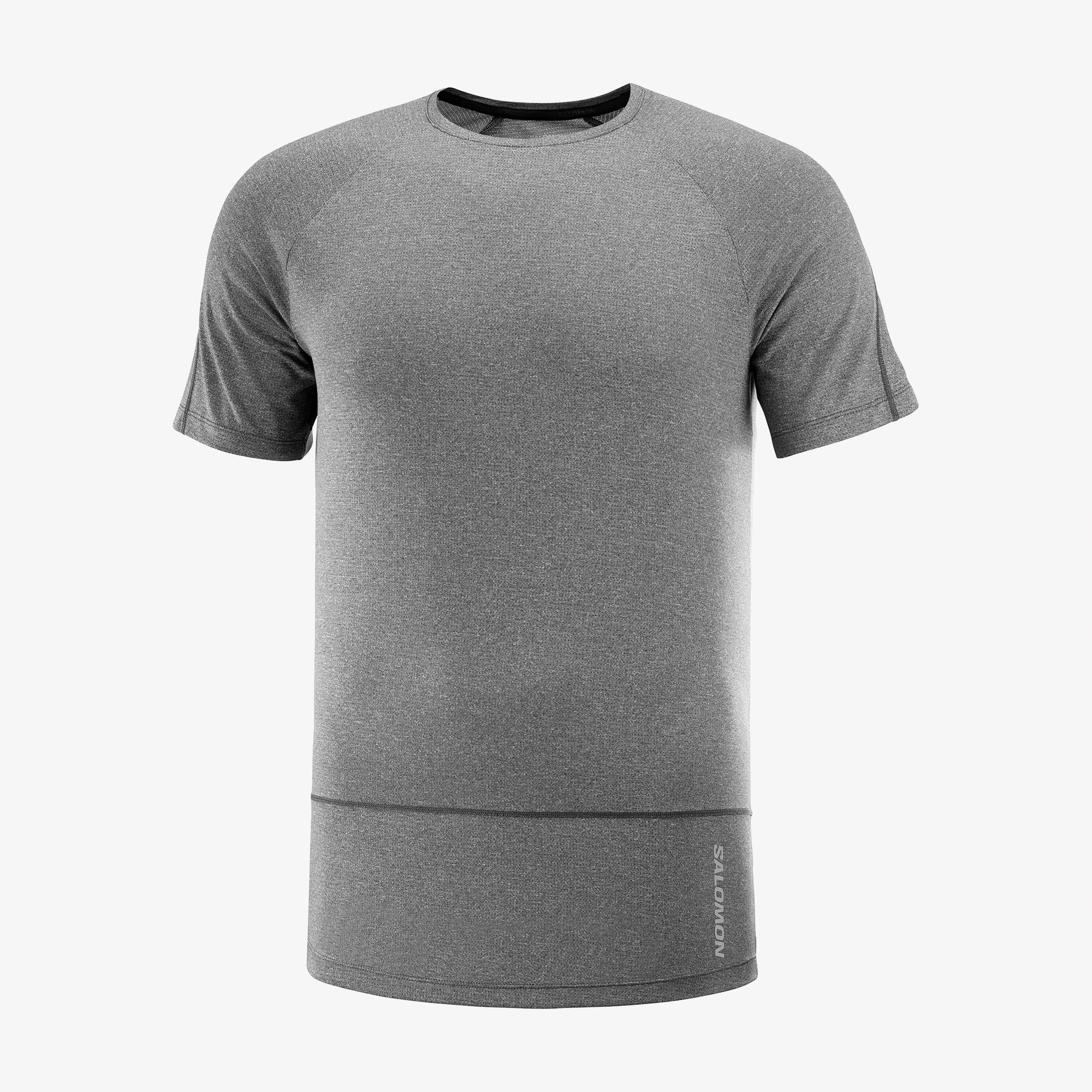 Salomon Cross Run Erkek Gri Koşu T-Shirt