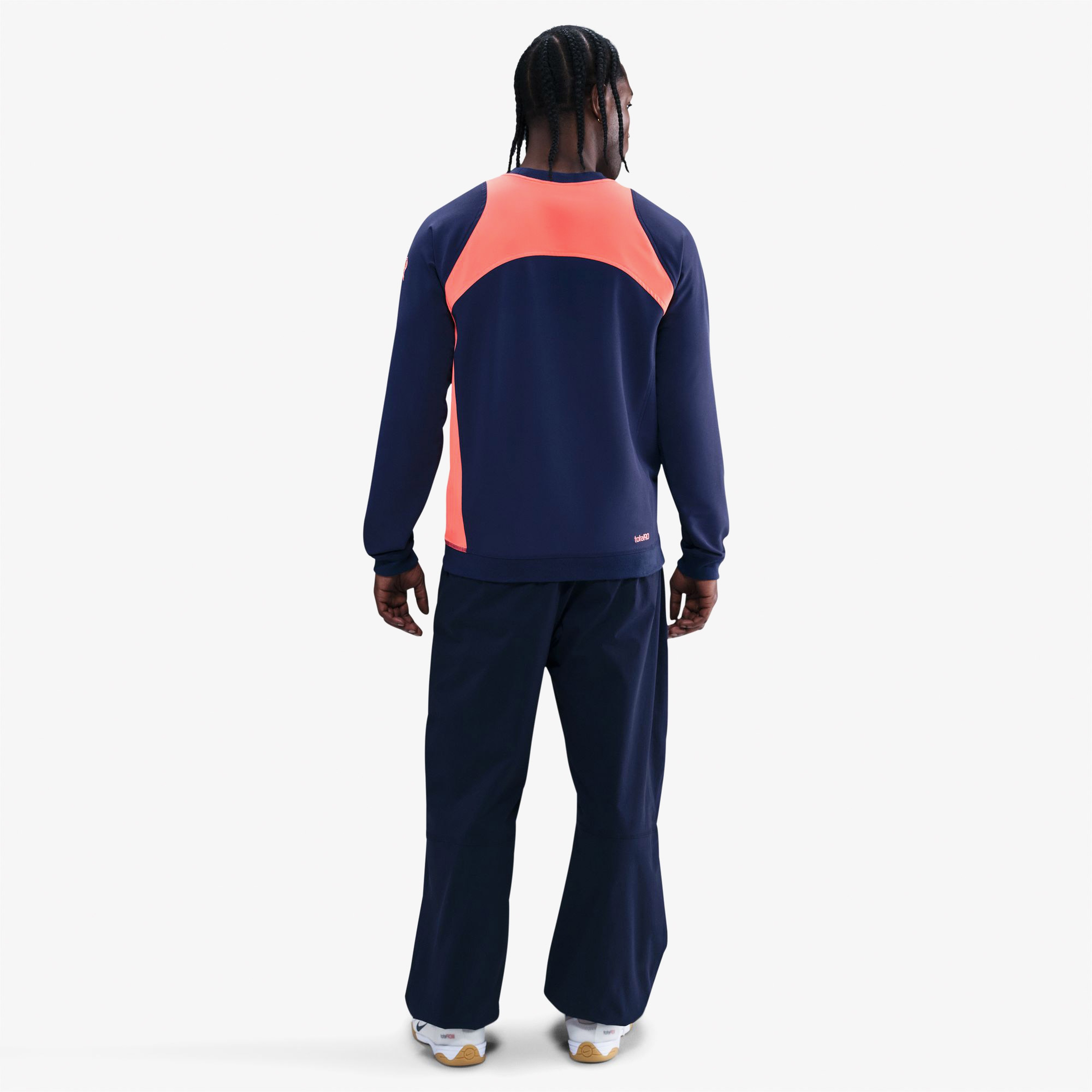 Nike T90 Crew Erkek Mavi Futbol Sweatshirt
